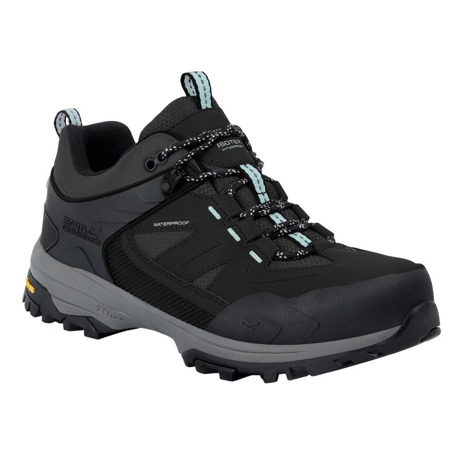 Regatta Women's Black Regen Low Walking Shoes - /Aqua - /Aqua - 7 Uk