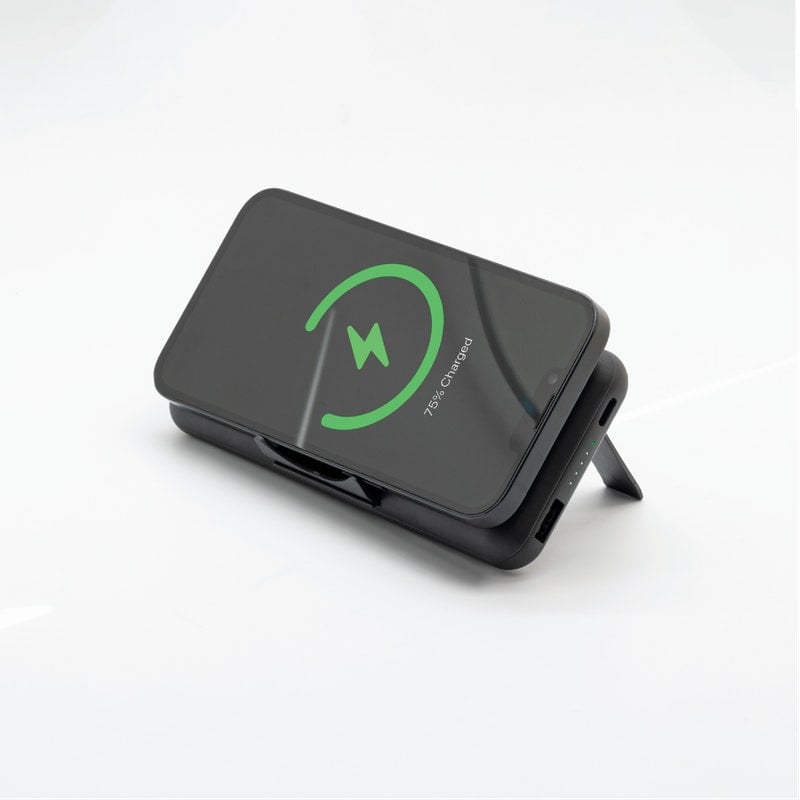 Nebo Power Nebo 10K Wireless Powerbank - 10,000Mah Qi Charger With Usb-C Pd, Kickstand & Phone Holder, Multi - Image 10