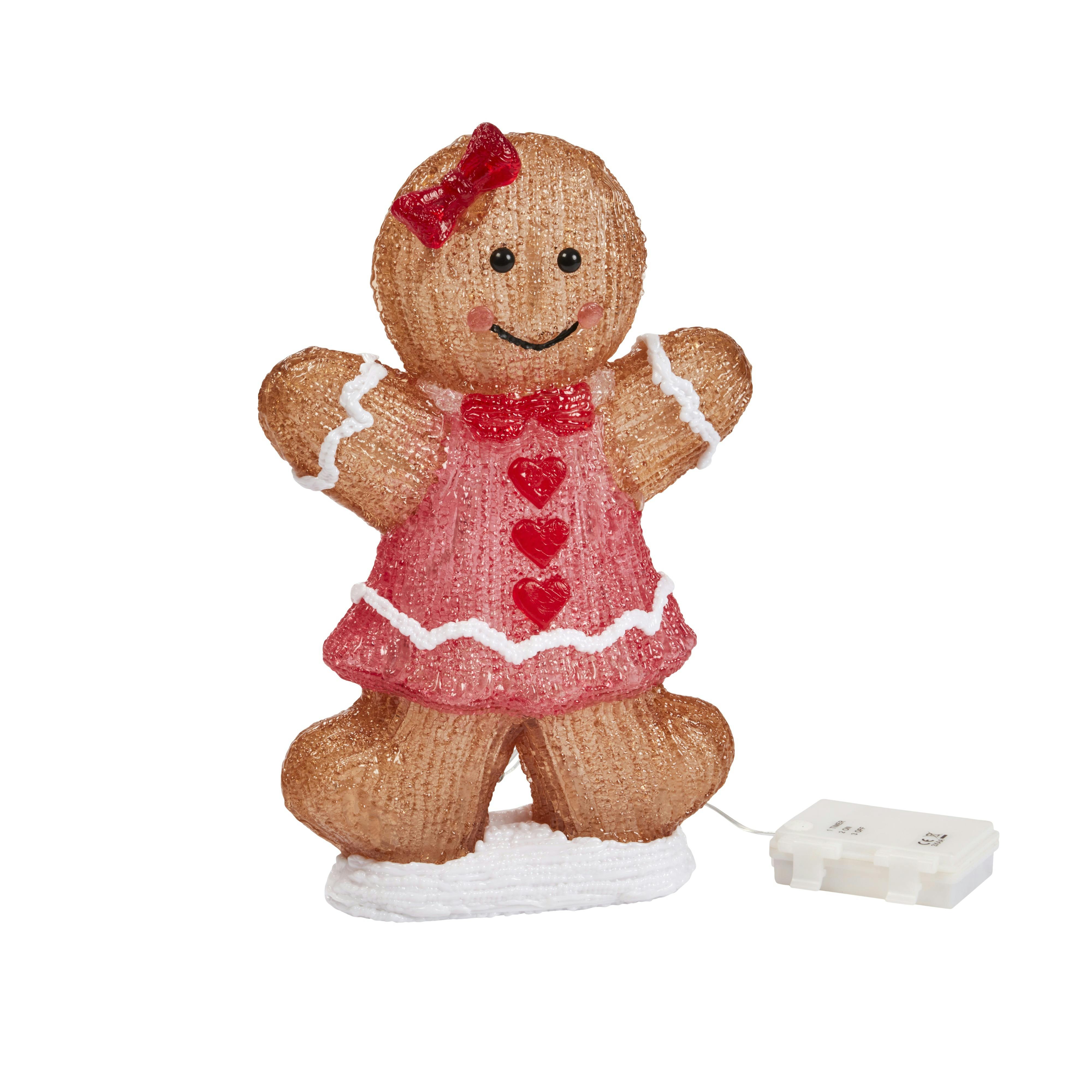 Rackhams Girls Light/White Inlit Ice Gingerbread