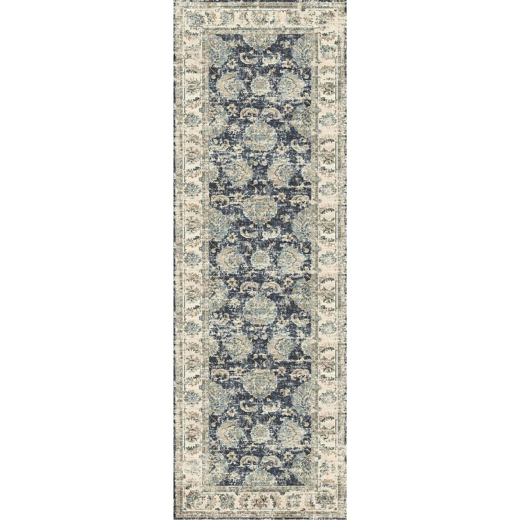 Rackhams Perla Vintage Washable Rug - 60X180 Cm
