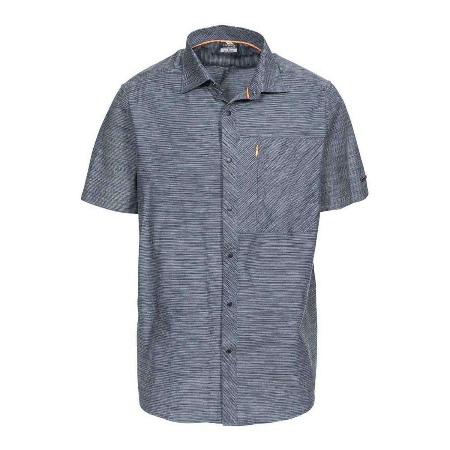 Trespass Men's Grey Matadi Shirt - Xxs - 100% Mixed