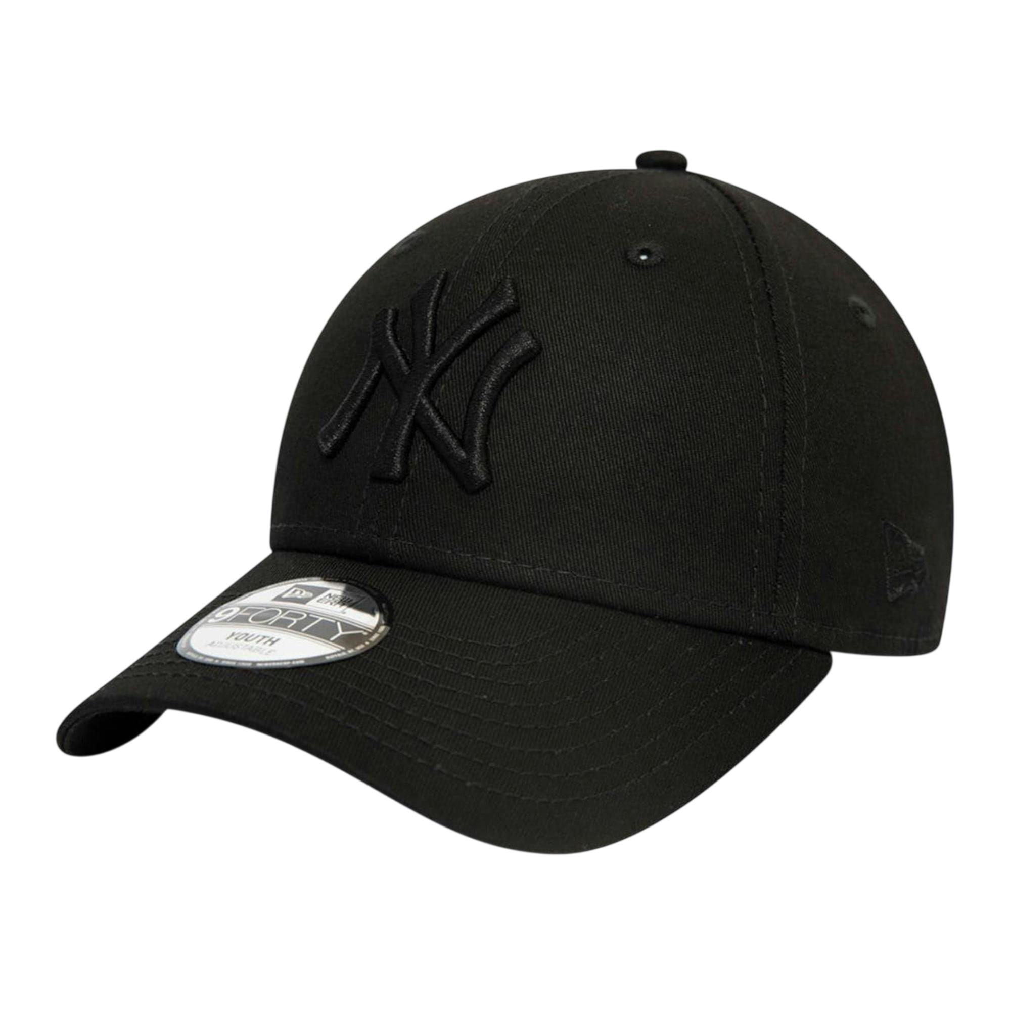New Era Black Kids 9Forty Cotton Baseball Cap - One Size - 100% Cotton