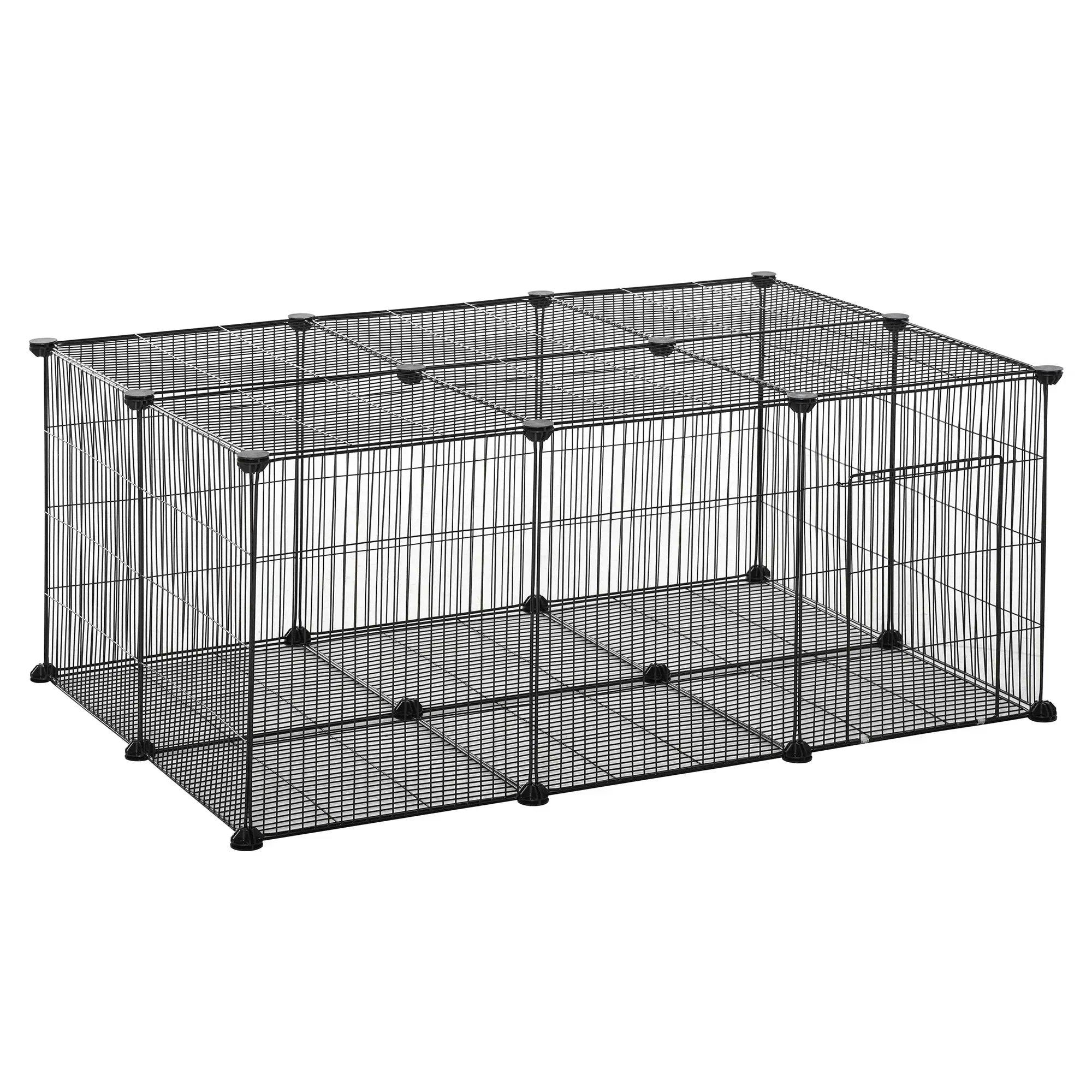 Pet Playpen Cage Twenty Two Piece with Door for Bunny Chinchilla Guinea Pig - Image 6