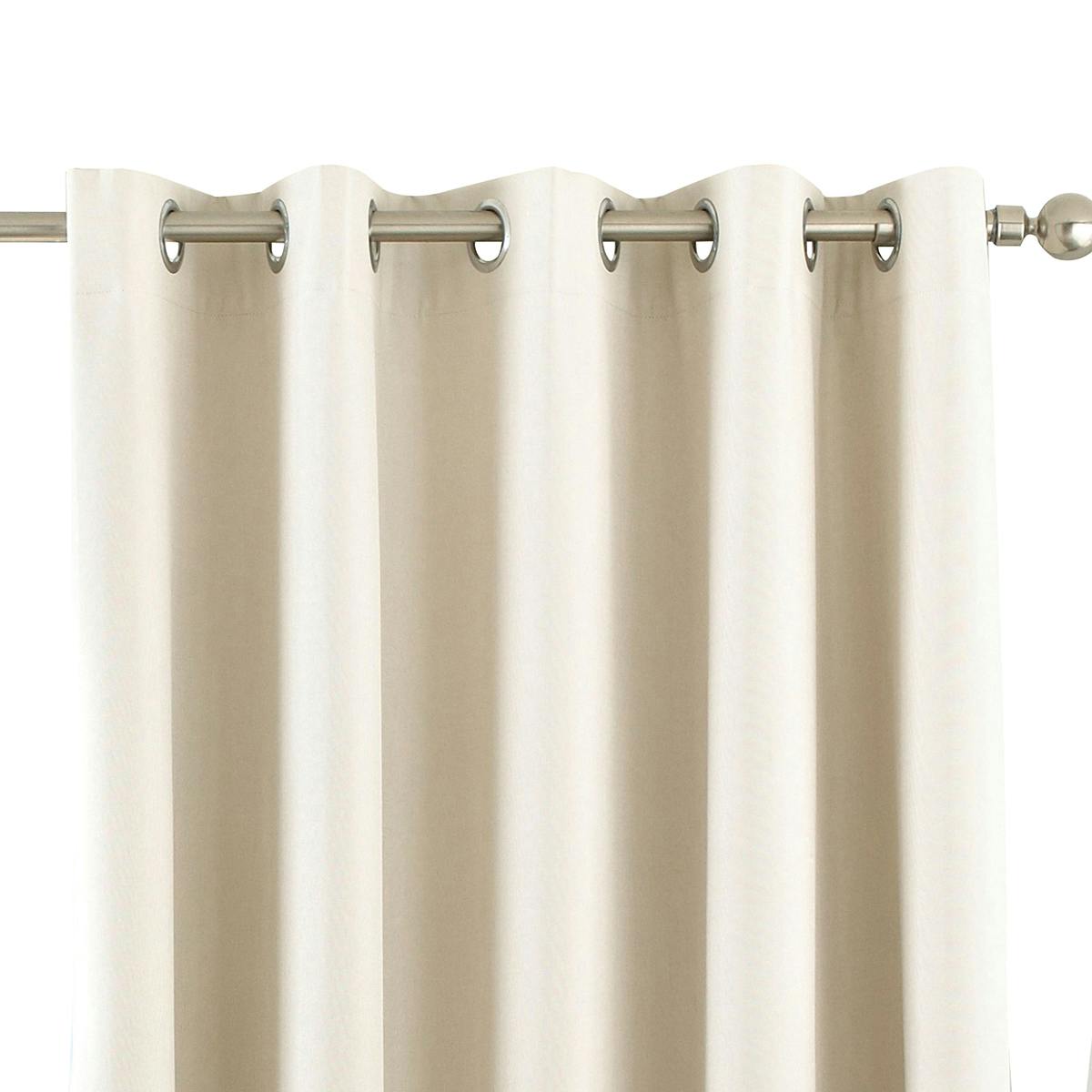 Riva Home Ivory Eclipse Blackout Eyelet Curtains - 46 X 54In (117 X 137Cm) - 100% Polyester
