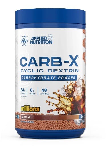 Applied Nutrition Carb X Highly Branched Cyclic Dextrin Carbohydrates, Intra & Post Workout Carbs Powder, Fuel Training & Recovery, Vegan, Gluten Free, Sugar Free, 1.2kg 48 Servings (Cola Millions) - Image 4
