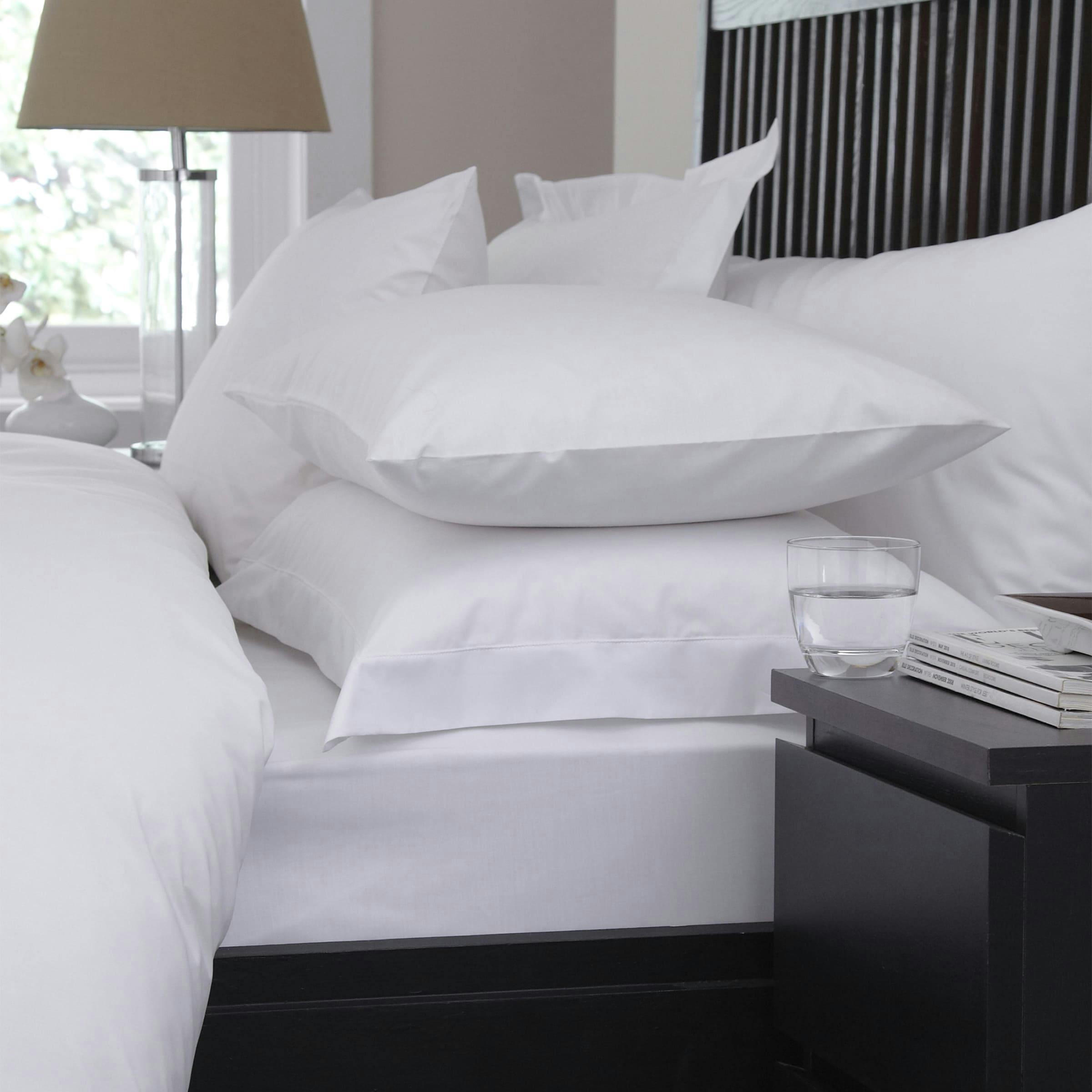 Rackhams White Percale Classic Pillowcase - 68 X 68Cm - 68 X 68Cm - 100% Cotton Percale