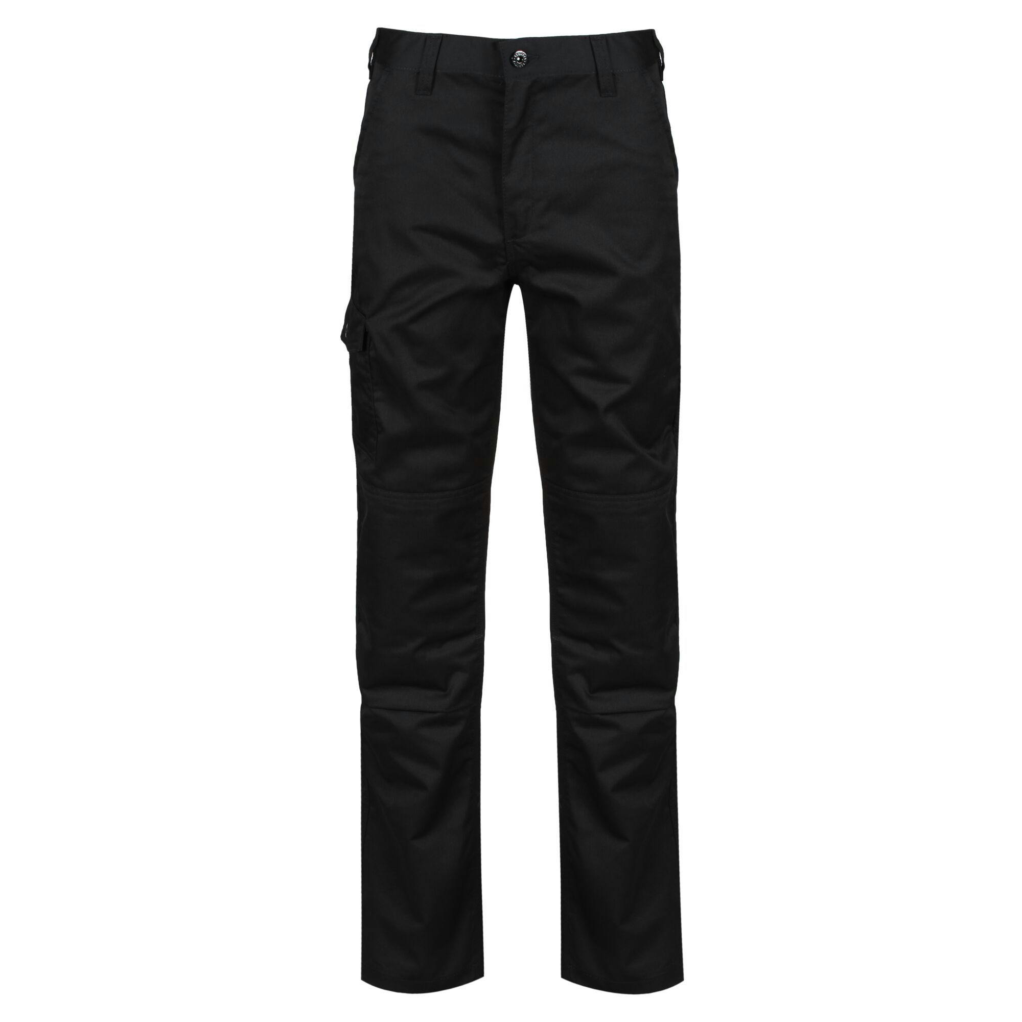 Regatta Men's Black Professional Waterproof Trousers - Traffic - 30In - Traffic - 65% Polyester/35% Cotton