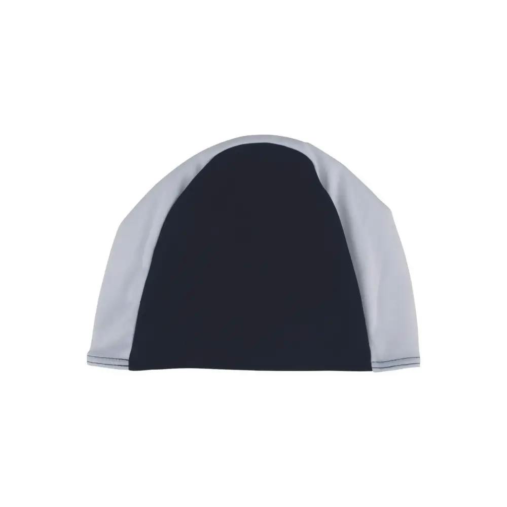 Fashy Black/White Adult Polyester Fabric Swim Cap