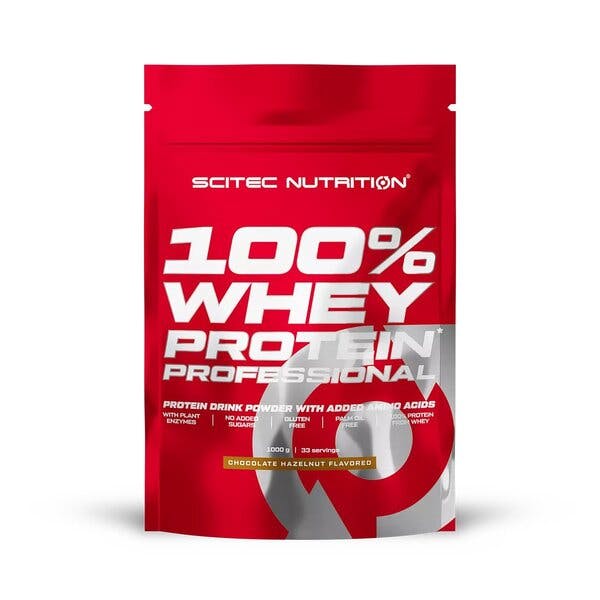 Scitec 100% Whey Protein Professional, Chocolate Hazelnut - 1000G