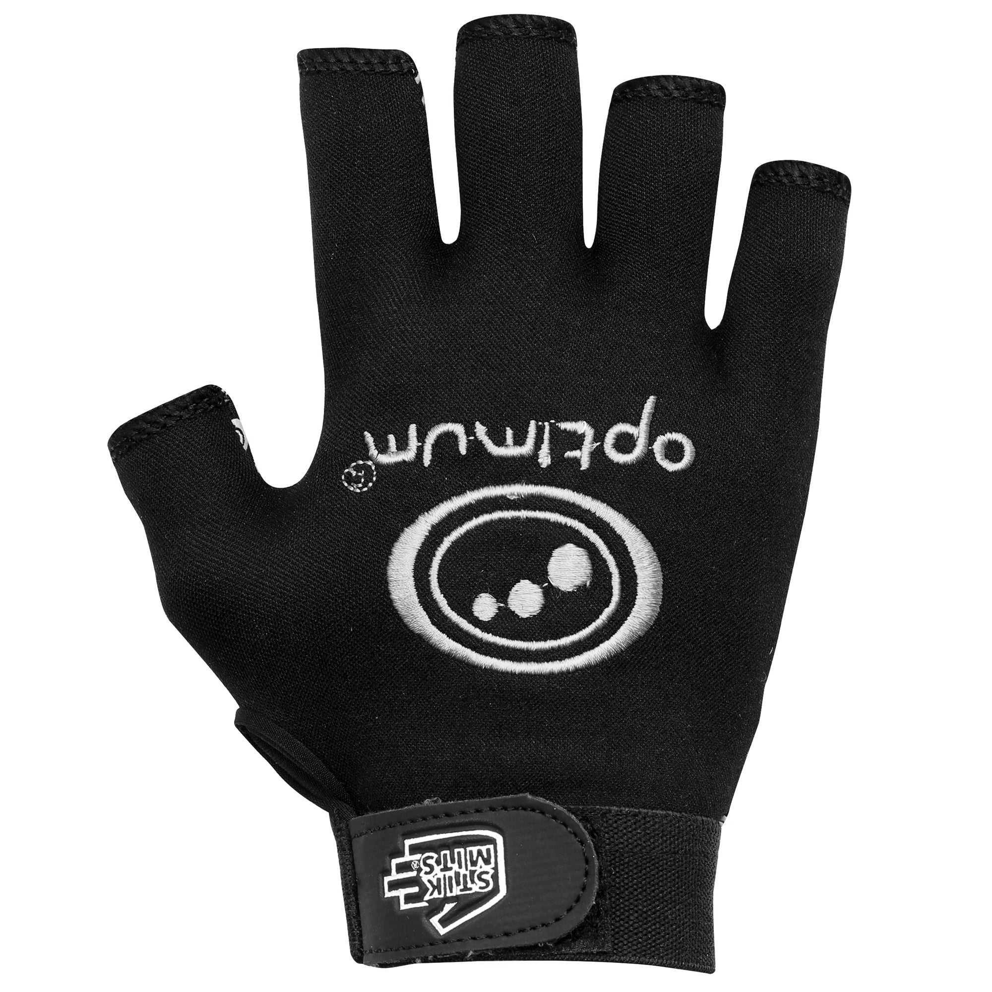 Optimum (S) Stik Mits Gloves Black - Breathable, All-Weather Rugby Grip | Sport - Image 3