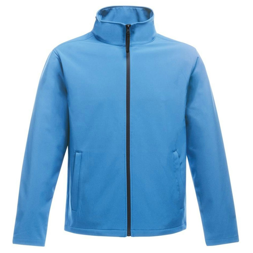 Regatta Men's Blue Standout Ablaze Printable Soft Shell Jacket - French /Navy - French /Navy - 3XL