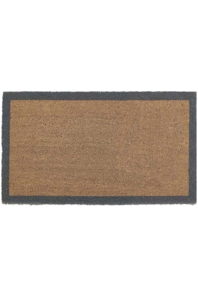 Rackhams Brown/Grey Eco-Friendly & Coir Outdoor Mat - 60X90 Cm