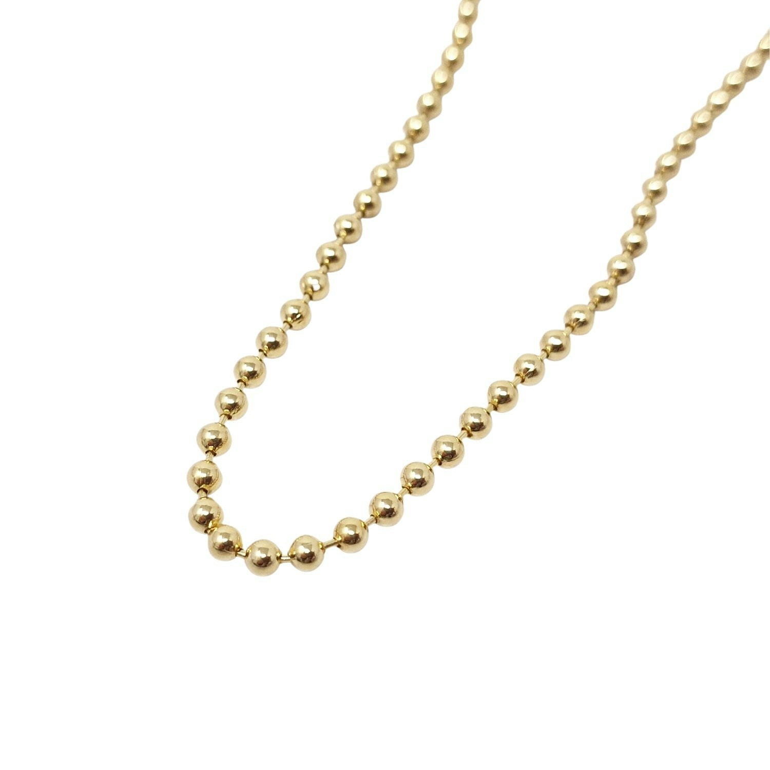 Harfi Gold 18Ct Plated Ball Chain Choker Necklace