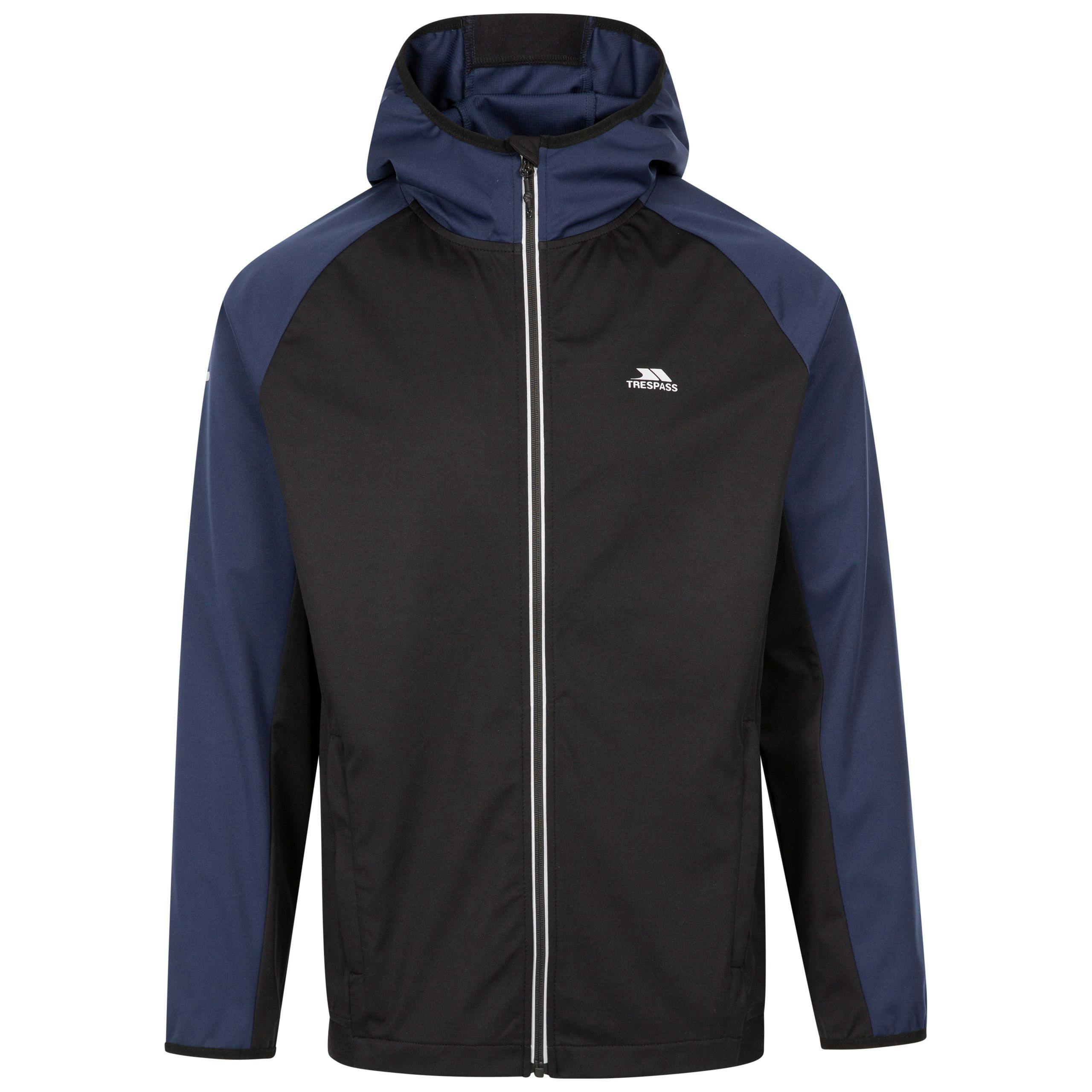 Trespass Men's Black Furst Active Soft Shell Jacket - L - 100% Polyester
