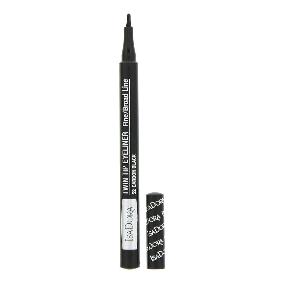 Isadora Twin Eyeliner 1Ml - 52 Carbon Black - Image 6