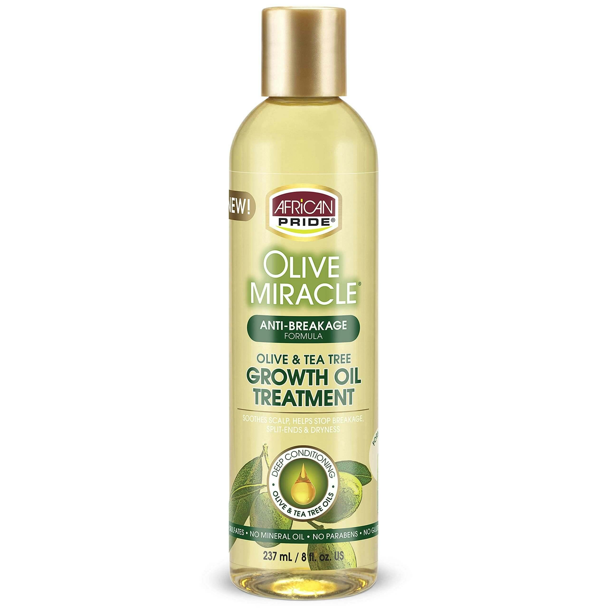 African Pride Olive Miracle Growth Oil 8Oz