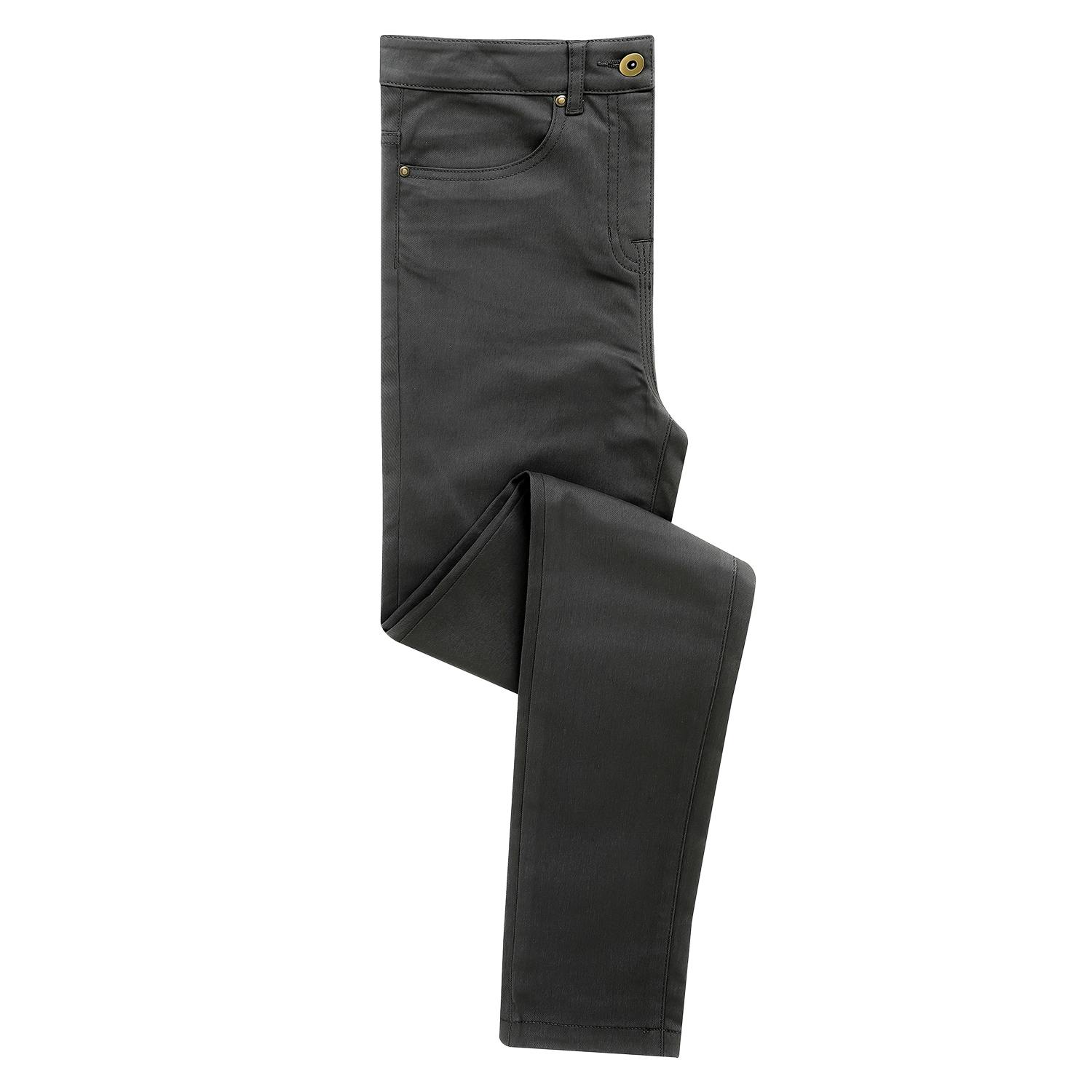Premier Women's Charcoal Performance Chino Jeans In | Size: 22L - Image 3