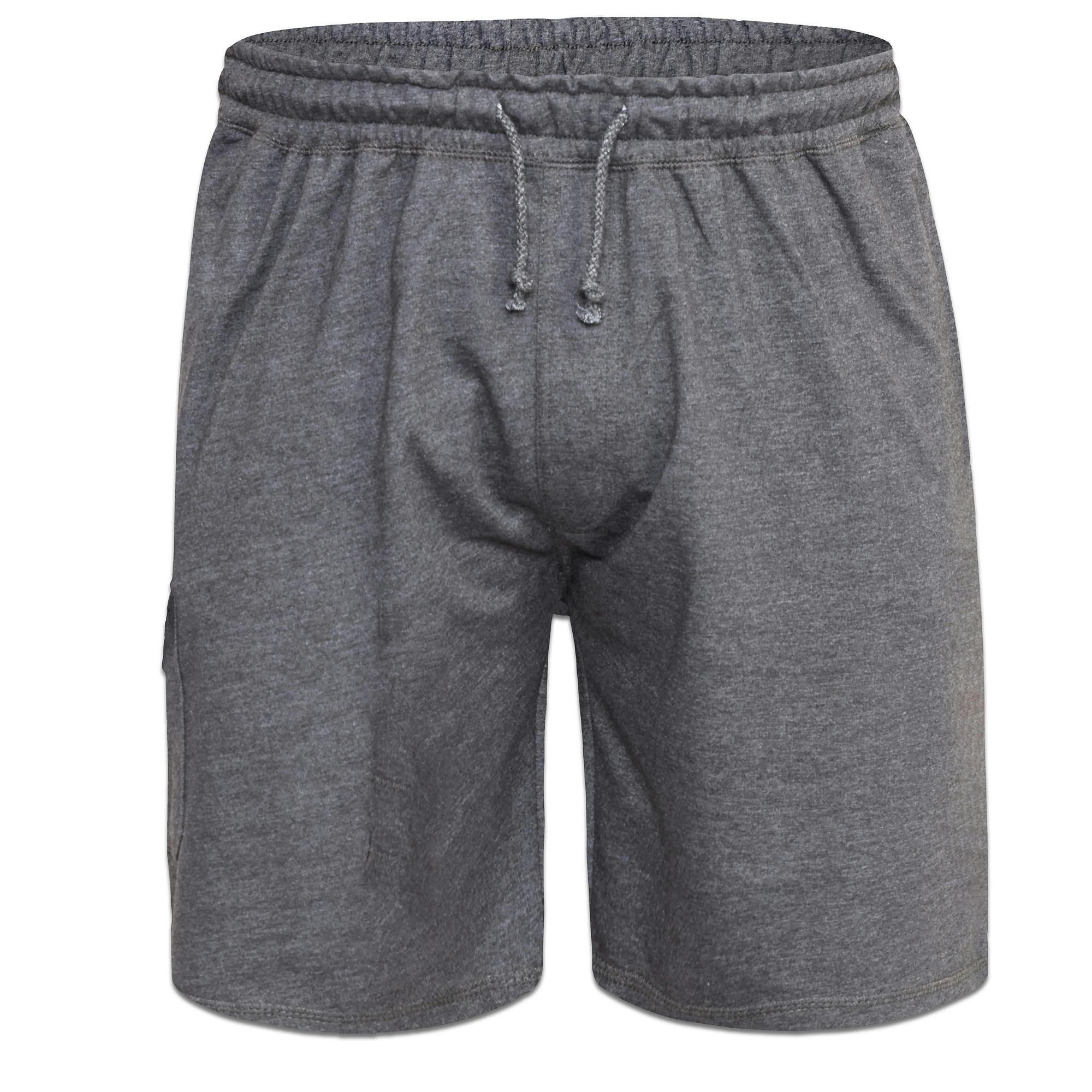 Duke Men's Grey D555 John Cotton Lightweight Kingsize Cargo Shorts - 7XL - 100% Cotton