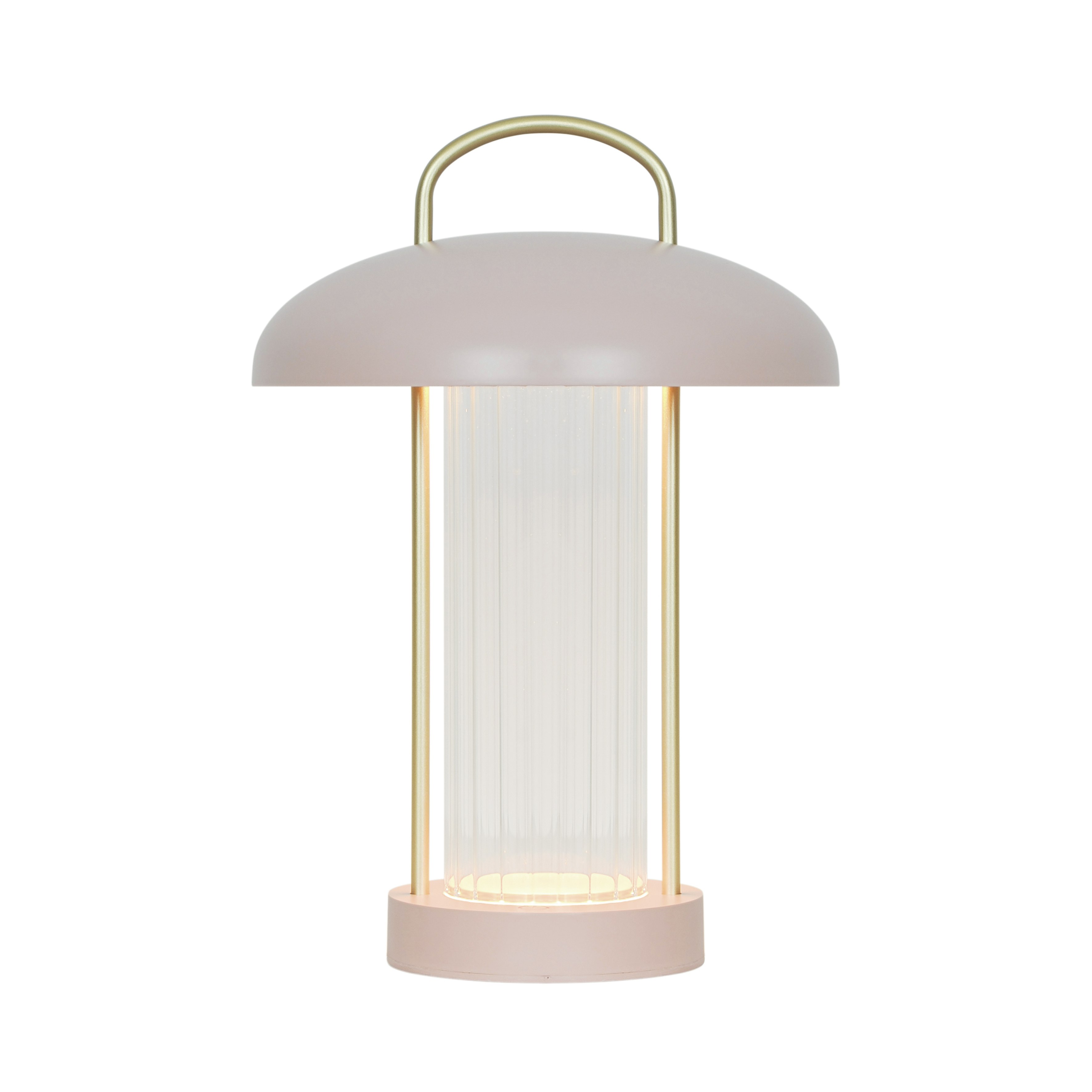 Rackhams Light Mirano Portable | Table Lamp | Dusty Rose - 1