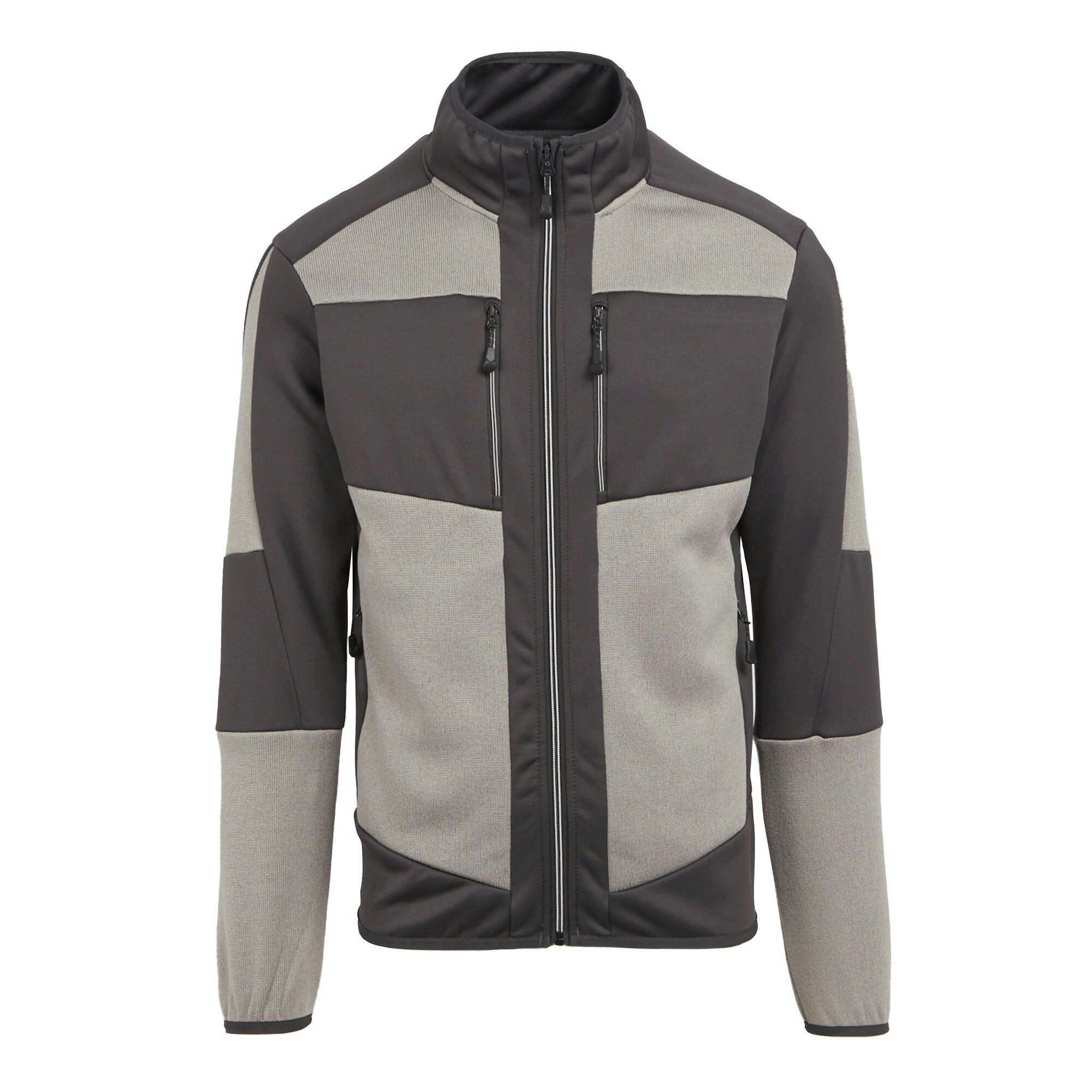 Regatta Unisex Grey Professional Adult Knitted Stretch Midlayer - Mineral /Ash - Xxl - Mineral /Ash - 90% Polyester/10% Elastane