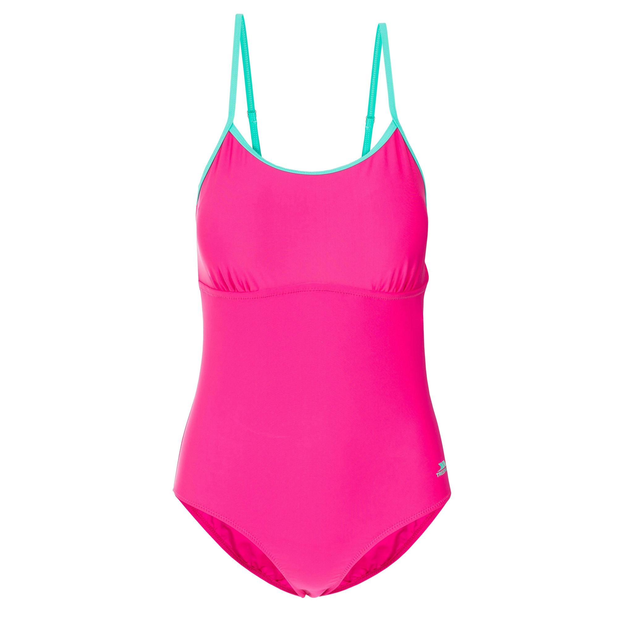 Trespass Women's Pink Lotty Swimsuit - Lady - Xxs - Lady - 80% Polyamide/20% Elastane