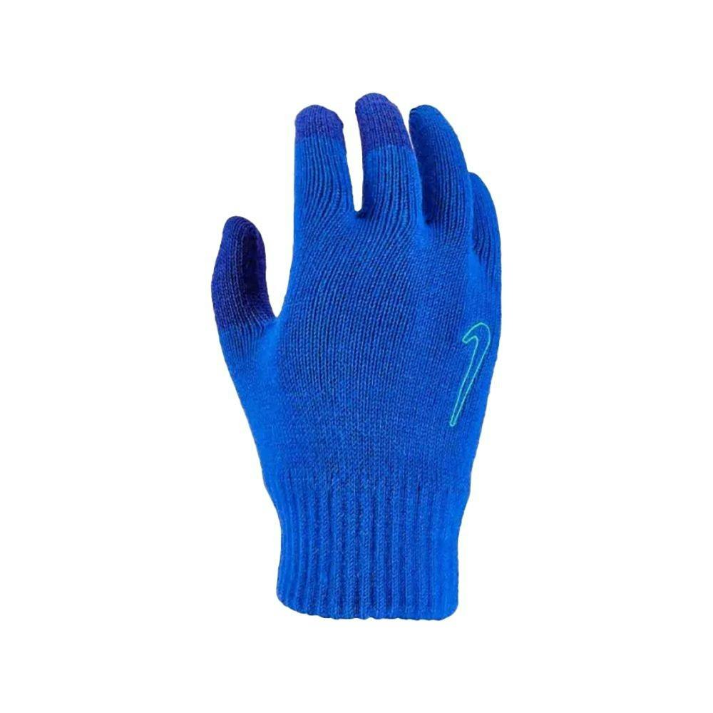 Nike Unisex Turquoise Adult 2.0 Knitted Swoosh Grip Gloves - Game Royal/ - L-Xl - Game Royal/ - 95% Acrylic/5% Spandex