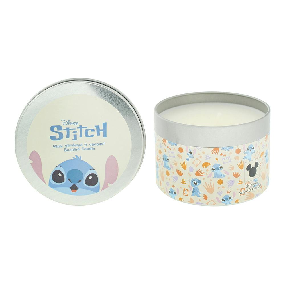 Rackhams White Stitch Disney Stitch Gardenia And Coconut Scented Candle 190G - Image 4