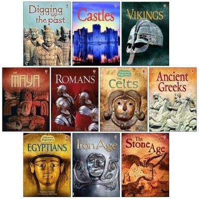 Various Publishers Usborne Beginners History 10 Books Collection Set Castles, Vikings Paperback