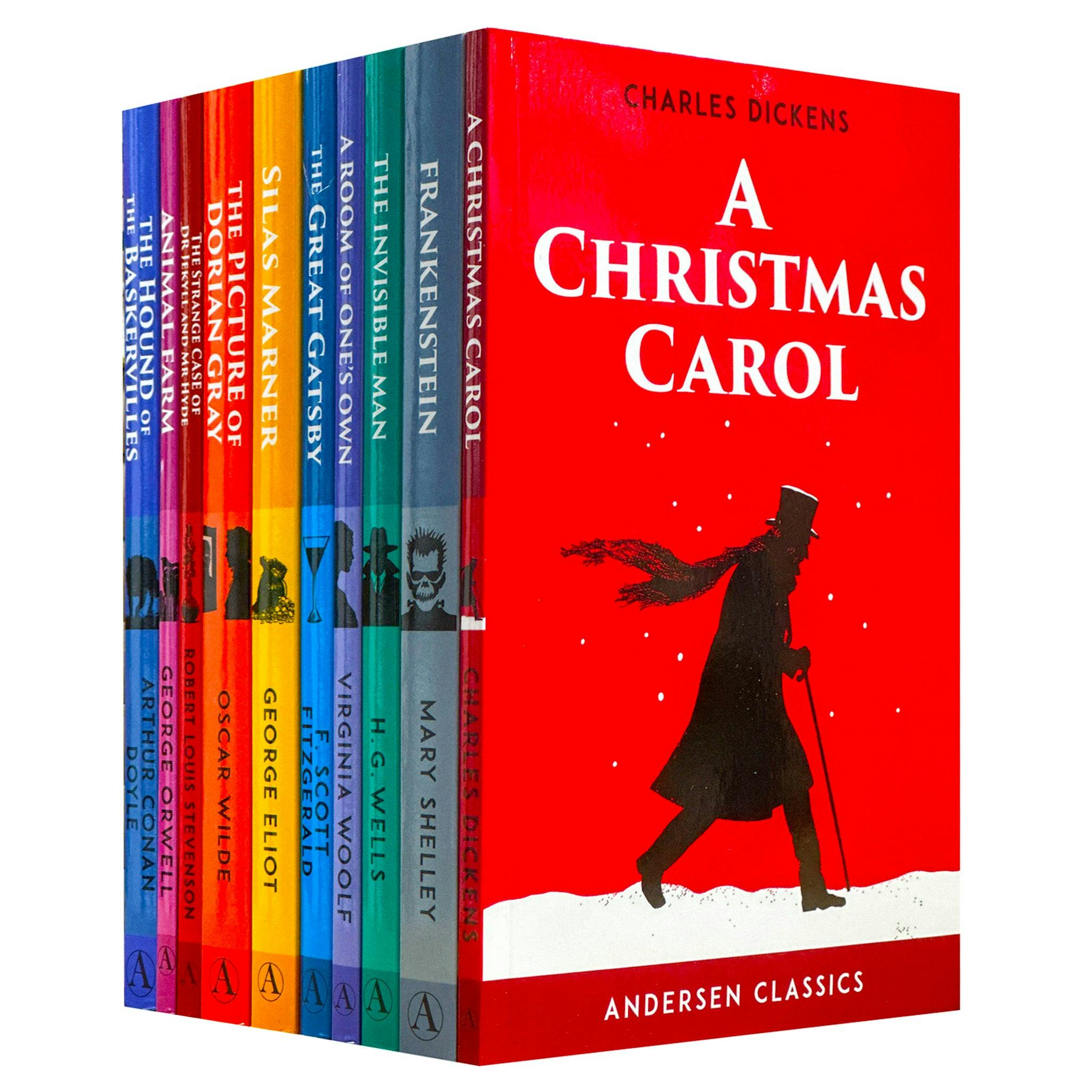 B&Q -  Andersen Press Young Adult Classics 10 Books Collection (A Christmas CarolFrankensteinThe Invisible ManA Room Of One's Own, - Image 8