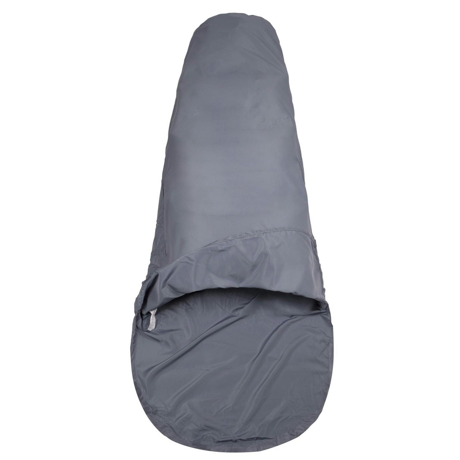 Mountain Warehouse Grey Polycotton Mummy Sleeping Bag Liner - One Size