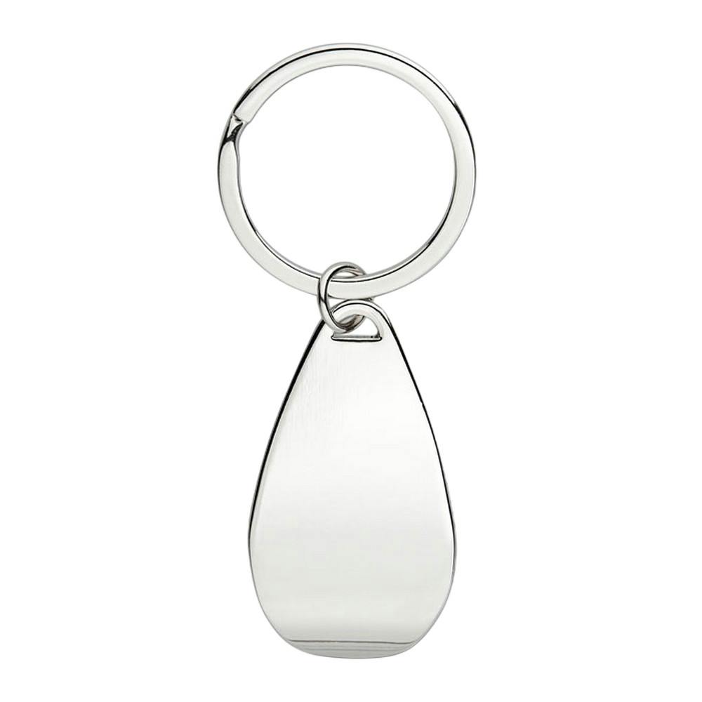 Midocean Silver Handy Bottle Opener Keyring - Shiny - Shiny - One Size - 100% Mixed
