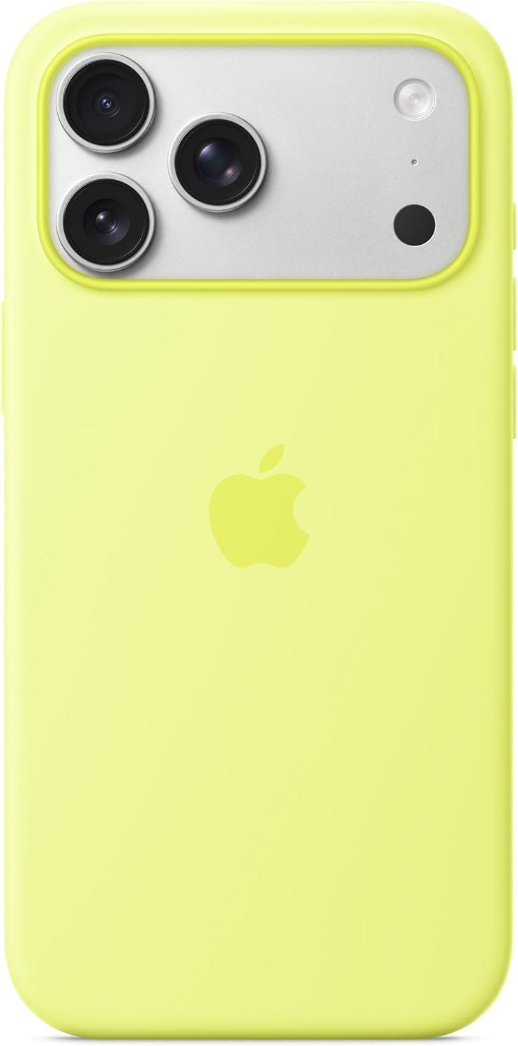 Apple Yellow Silicone Case With Magsafe For Iphone 17 Pro Max 6.9" Neon A3560 - Mgfm4zm/A