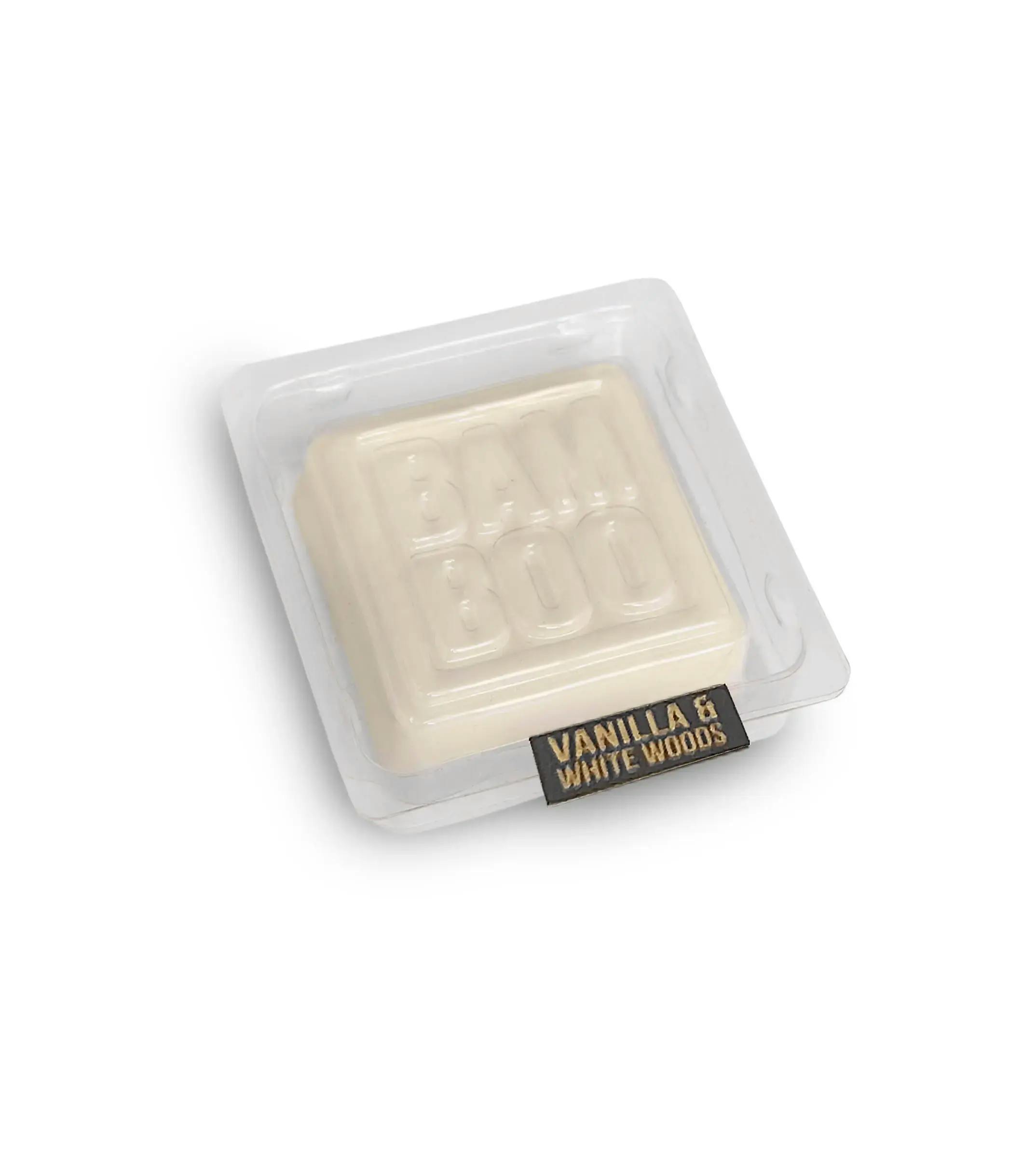 Rackhams White Vanilla & Woods - Bamboo Wax Melt