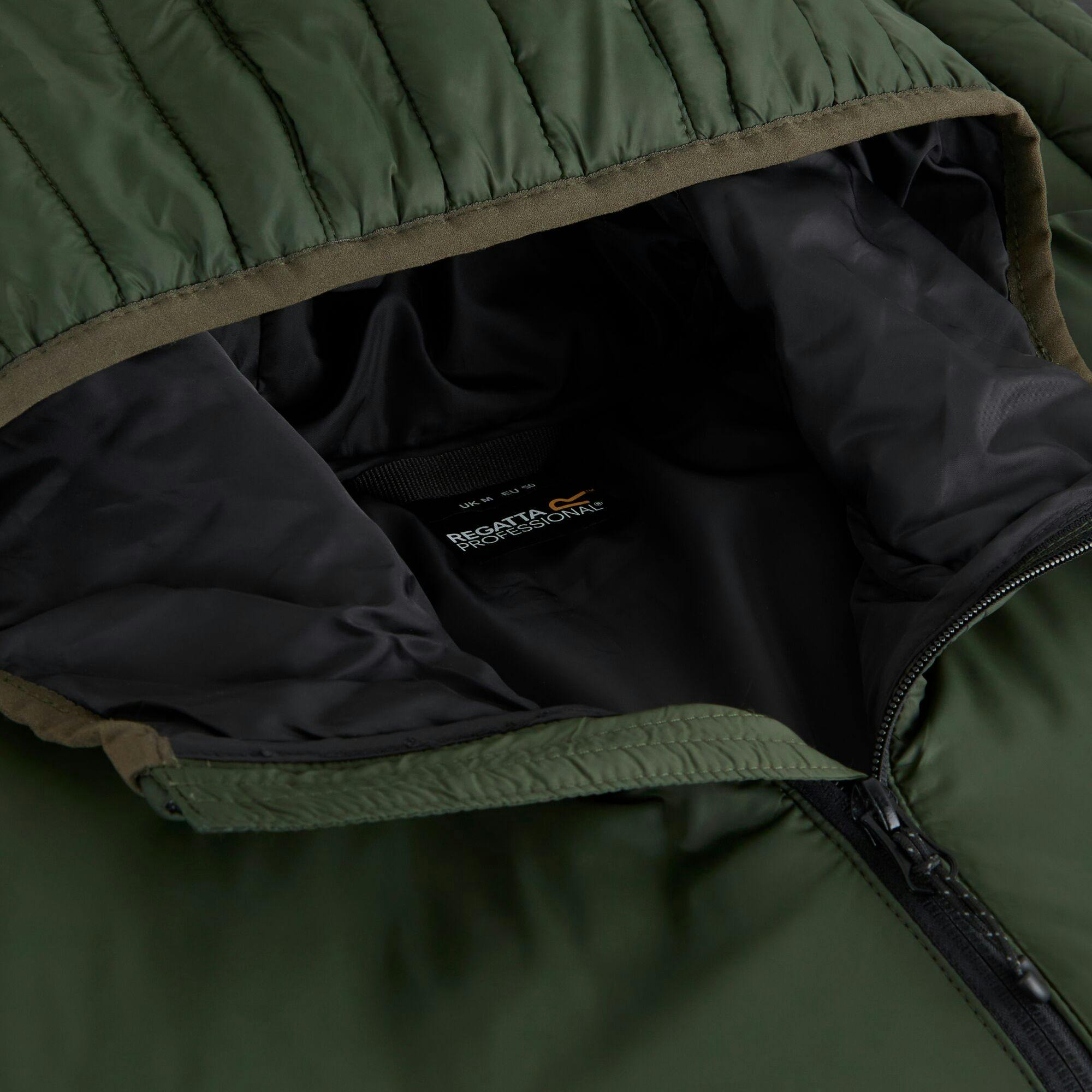 Regatta (Xxl, Dark Khaki/Black) Mens Loft Lite Baffled Hybrid Jacket - Image 2