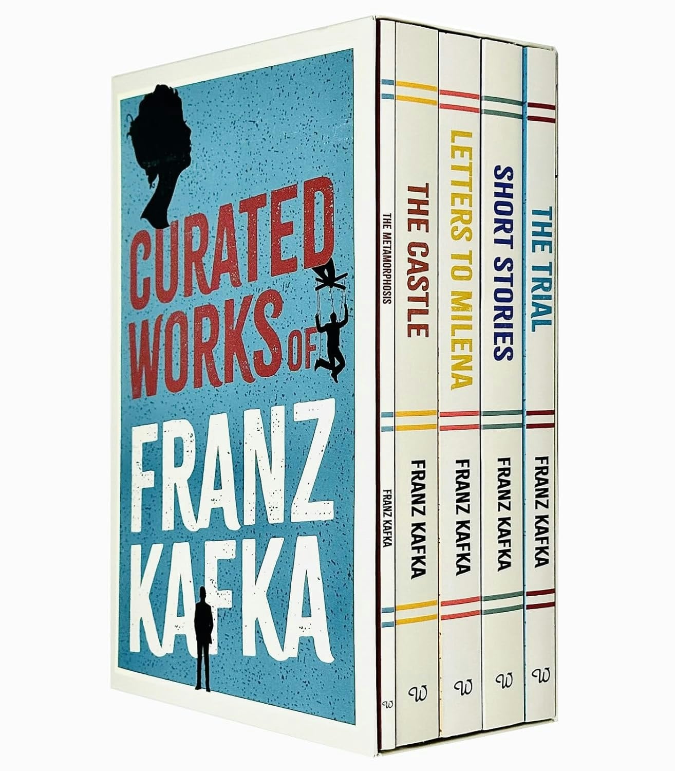 Wilco Books Curated Works Of Franz Kafka 5 Book Set The Trial, Short Stories, Letters To Millena & More