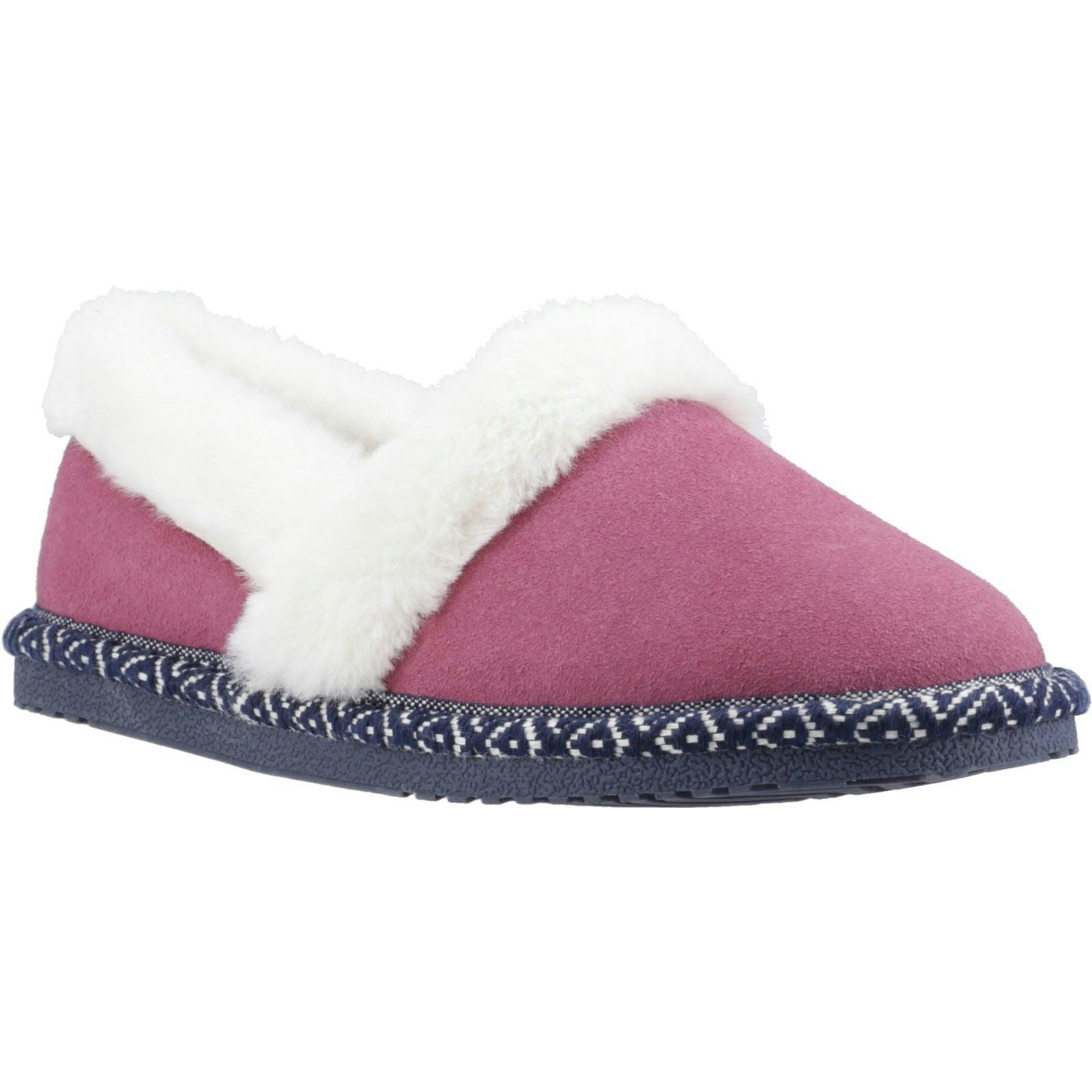 Hush Puppies Women's Pink Ariel Suede Slippers - Size 7
