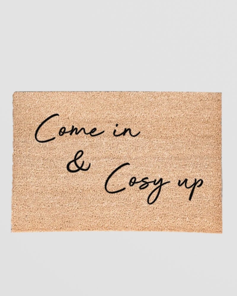 Artsy Doormats Come In & Cosy Up Doormat