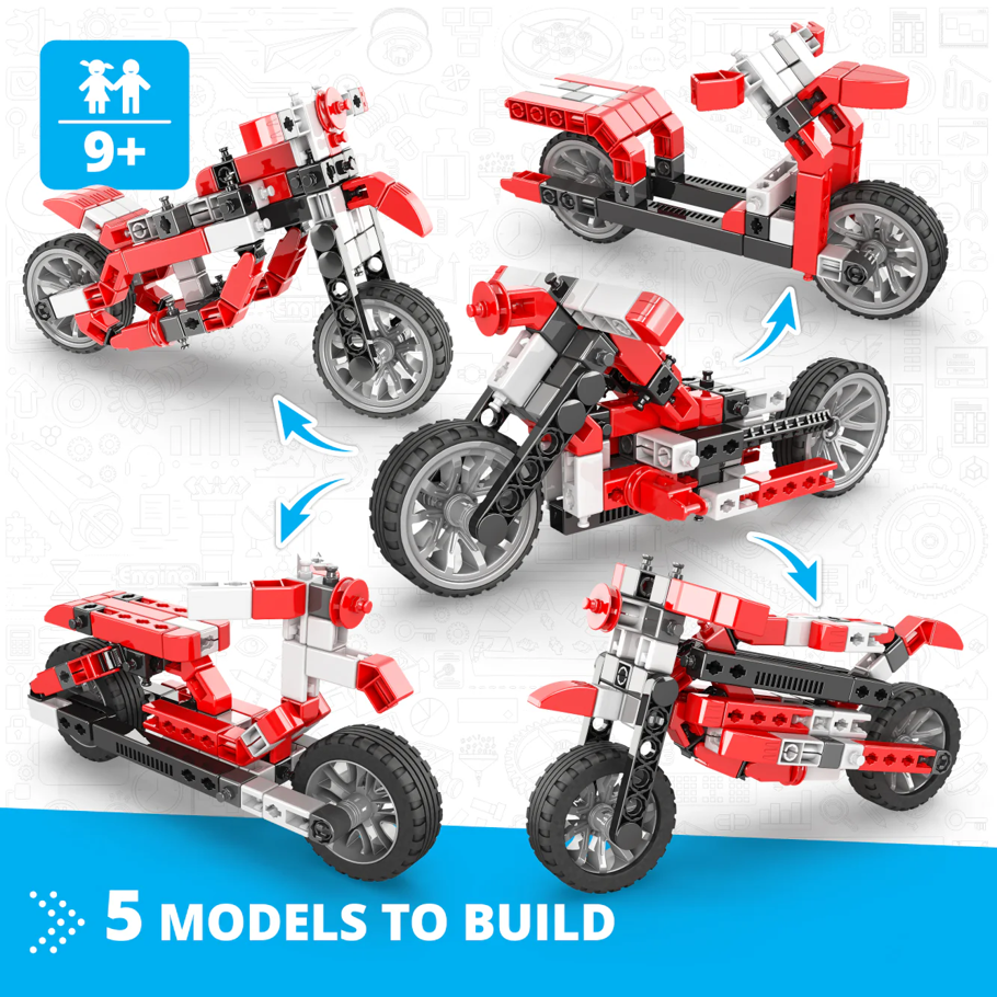 Inventor Mechanics Custom Bike W 5 Models - Engino | TJ Hughes - Image 5