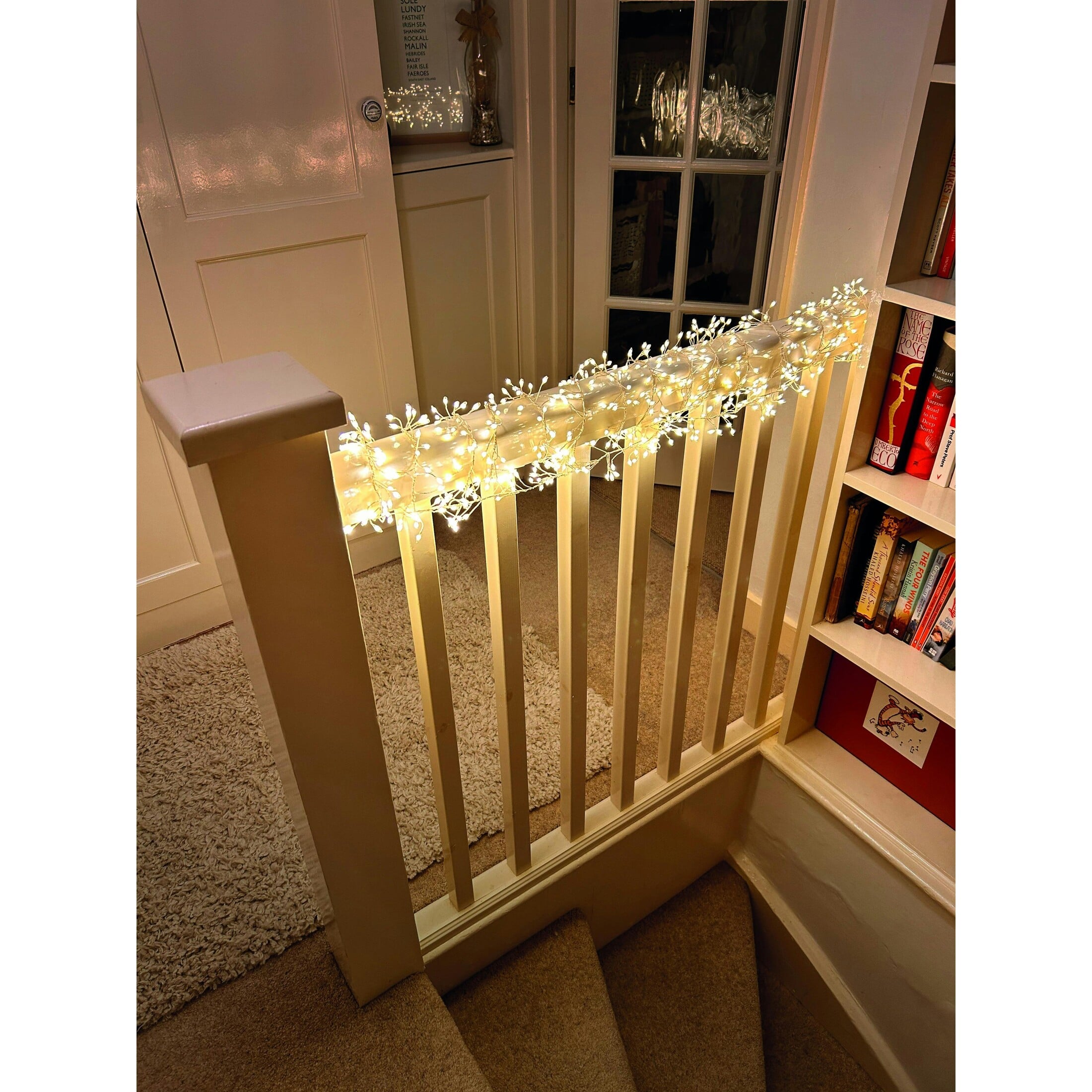 Rackhams White 880 Led Door Clusterlights Warm - One Size
