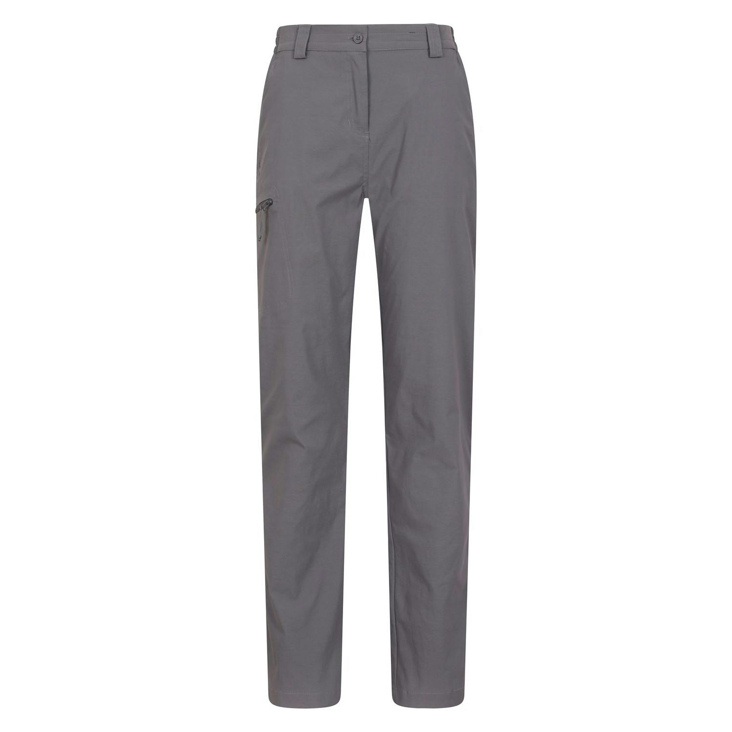 Mountain Warehouse Women's Stretch Hiking Trousers - Charcoal - 20 Uk - Charcoal - 95% Nylon/5% Elastane