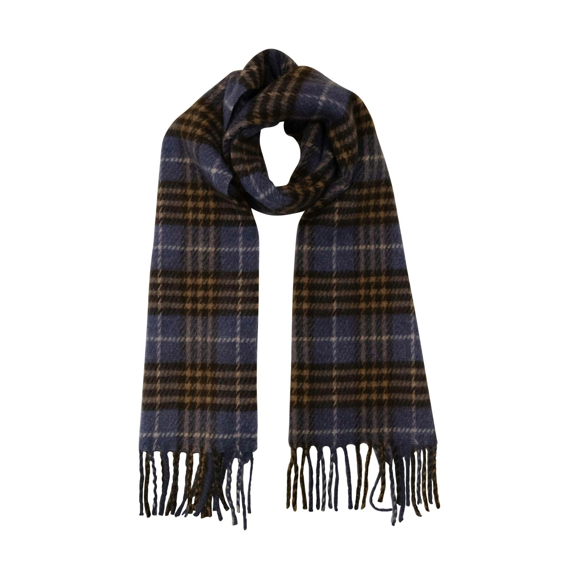Heritage Traditions Blue Heritage Soft Touch Tartan Blanket Scarves - Tartan