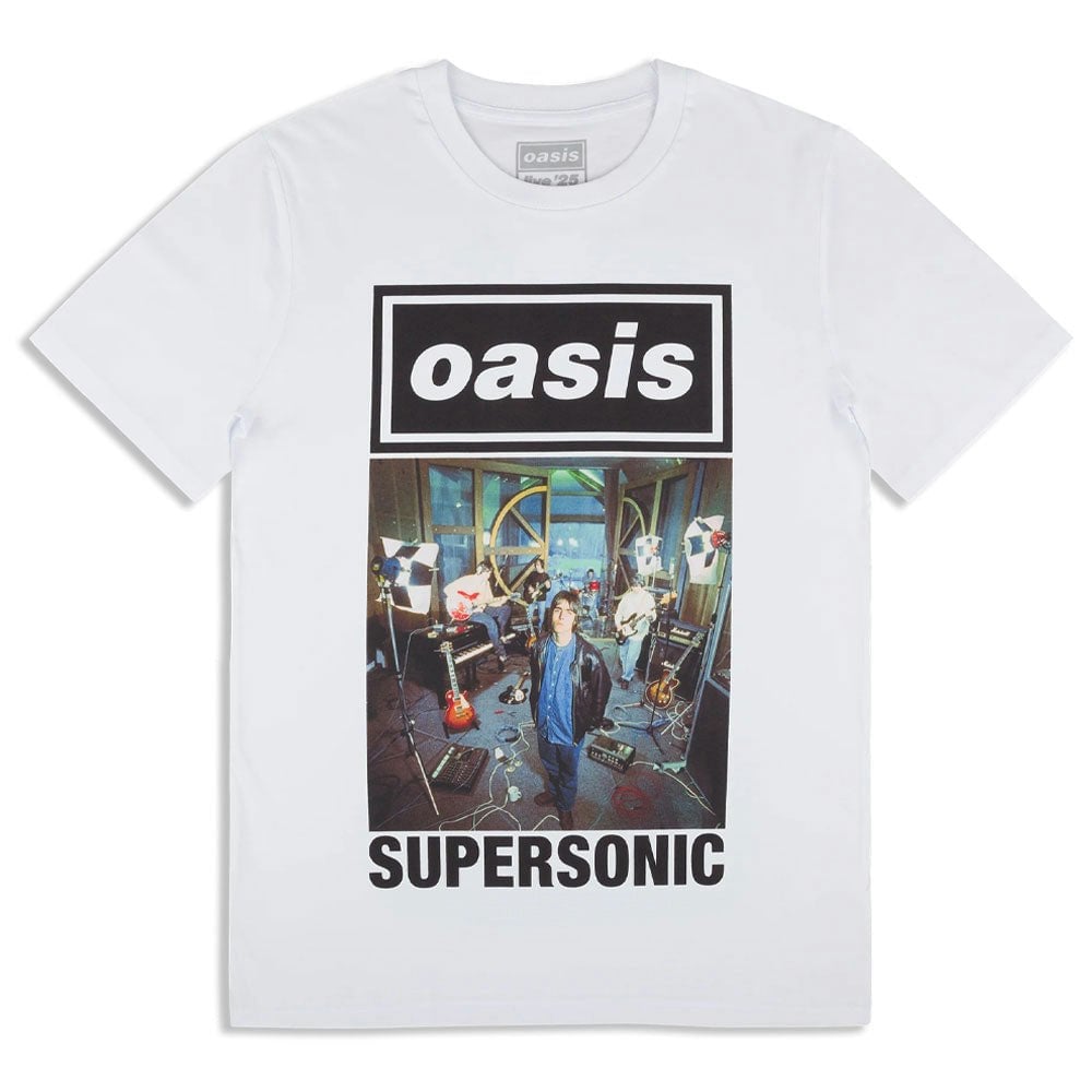 Paradiso Clothing Unisex White Oasis Supersonic Single Cover T Shirt - Xxxl