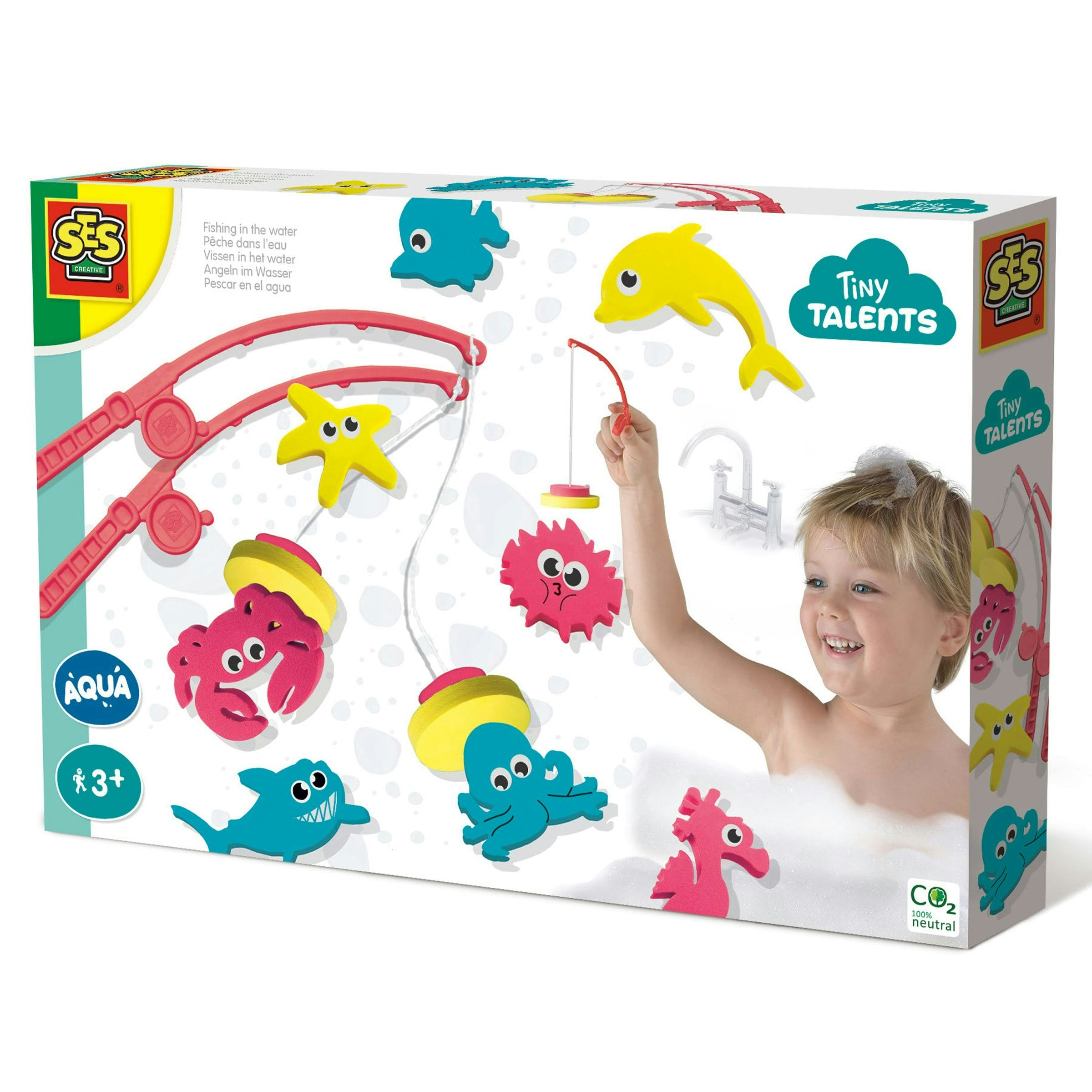 SES Creative Fishing In The Water Play Set - Bath Toy for Kids Ages 3+ - Encourages Motor Skills - Image 2