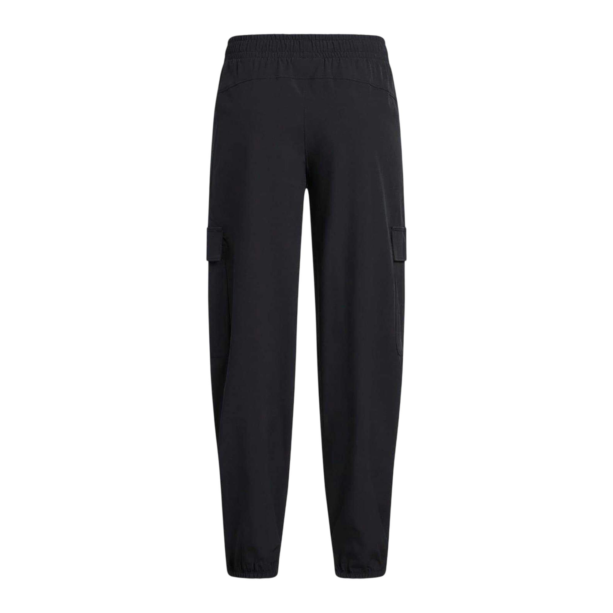 Under Armour Black Childrens/Kids Rival Fleece Cargo Jogging Bottoms - 9-10 Years - 80% Cotton/20% Polyester