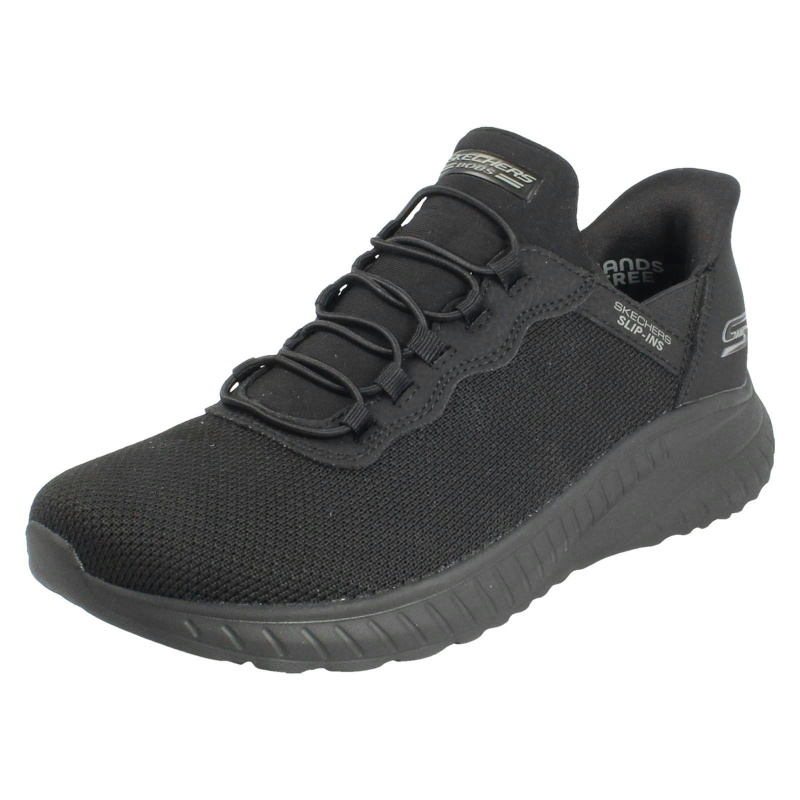 Skechers Women's Black Slip-Ins Bobs Squad Chaos Daily Inspiration 117500 - Uk 10