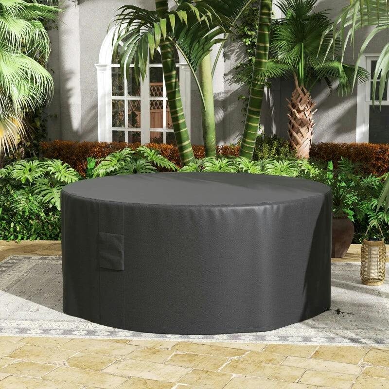 Outsunny Large Round Garden Furniture Set Cover 193 X 81Cm - Image 3