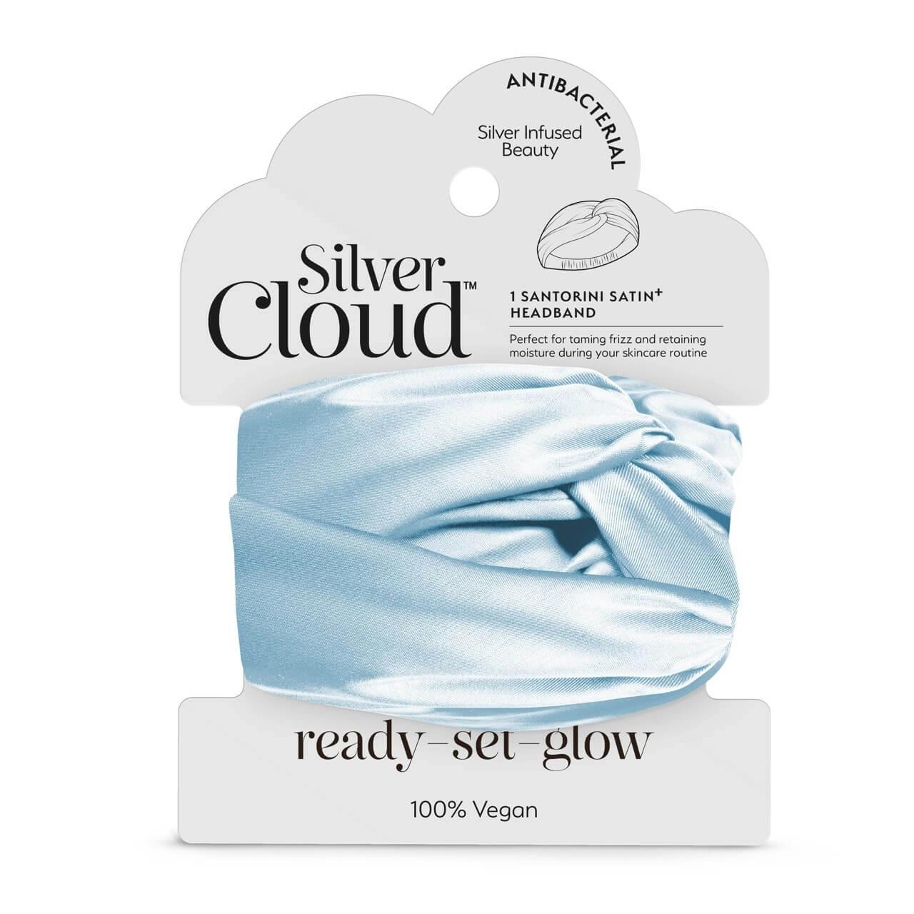 Silver Cloud Beauty Silver/Blue Cloud Beauty Cloud Satin+ Headband Santorini