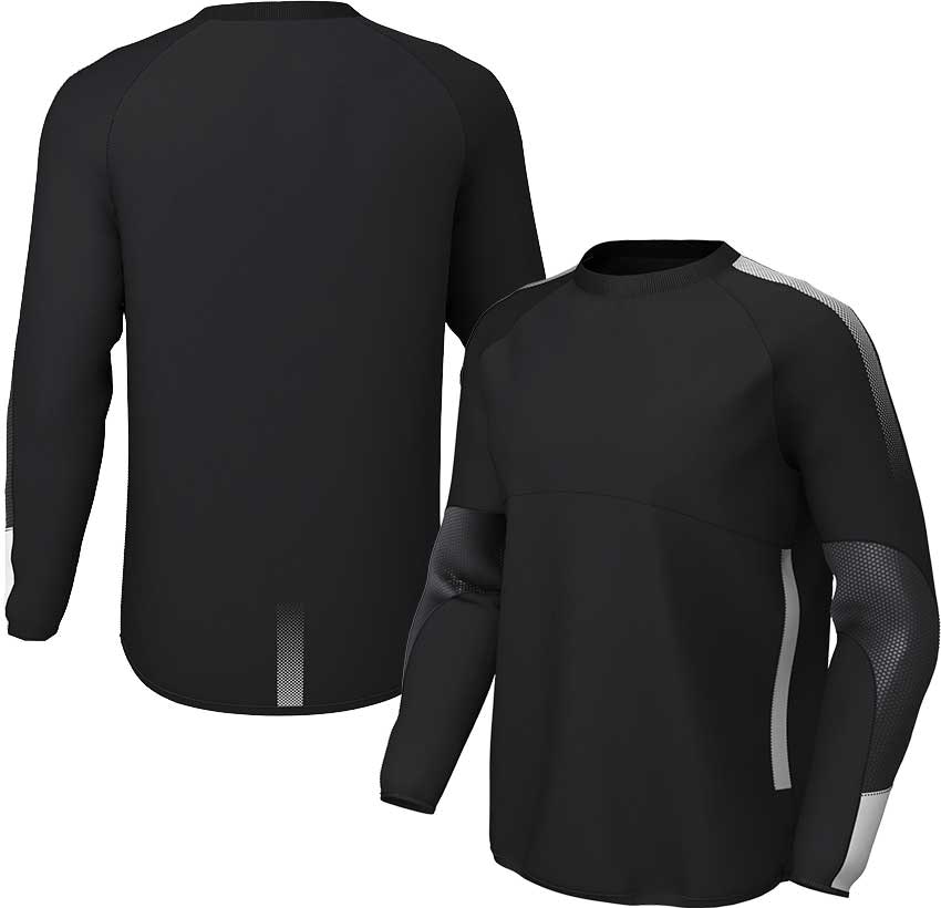 Xero Degrees Black/White Youth Edge Series Contact Training Top (Xo-Ch860y) - Youth Large