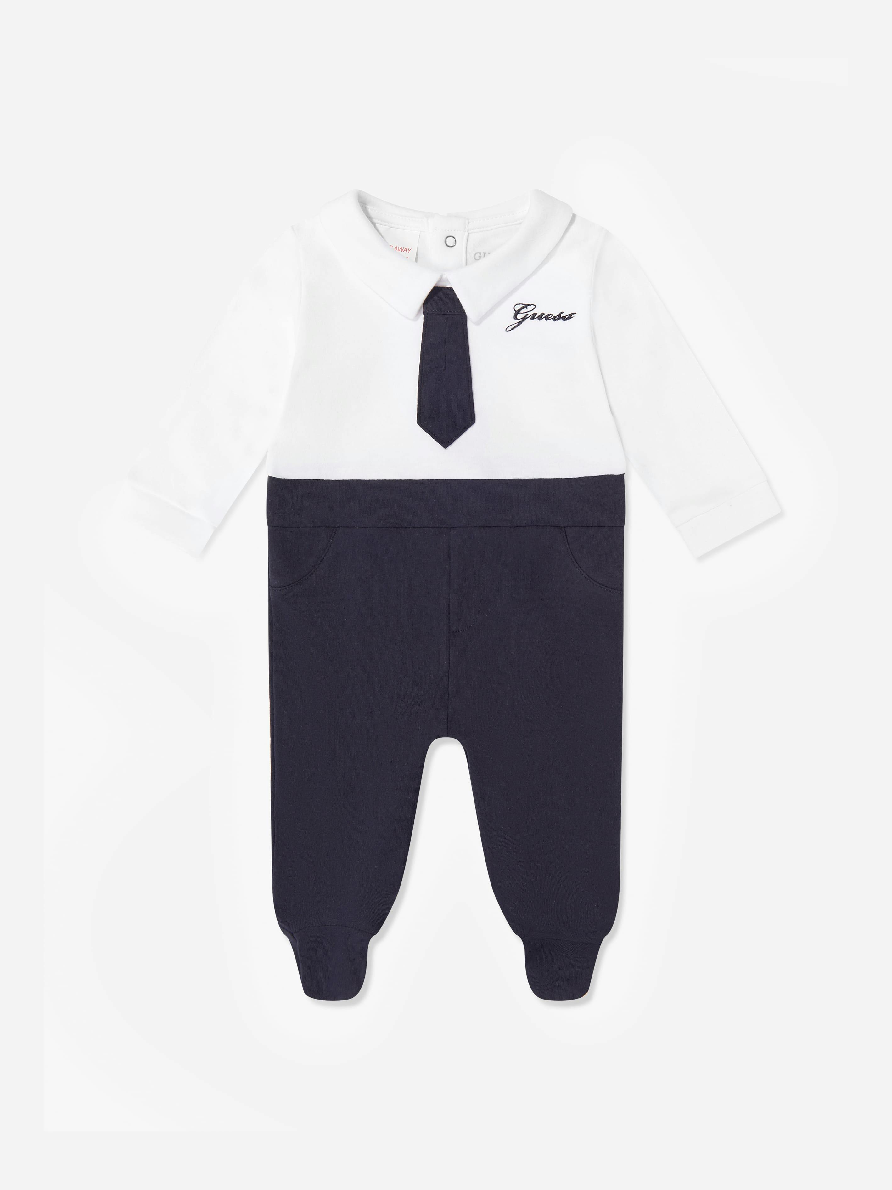 Guess Men's Blanc Baby Boy Romper - Image 2