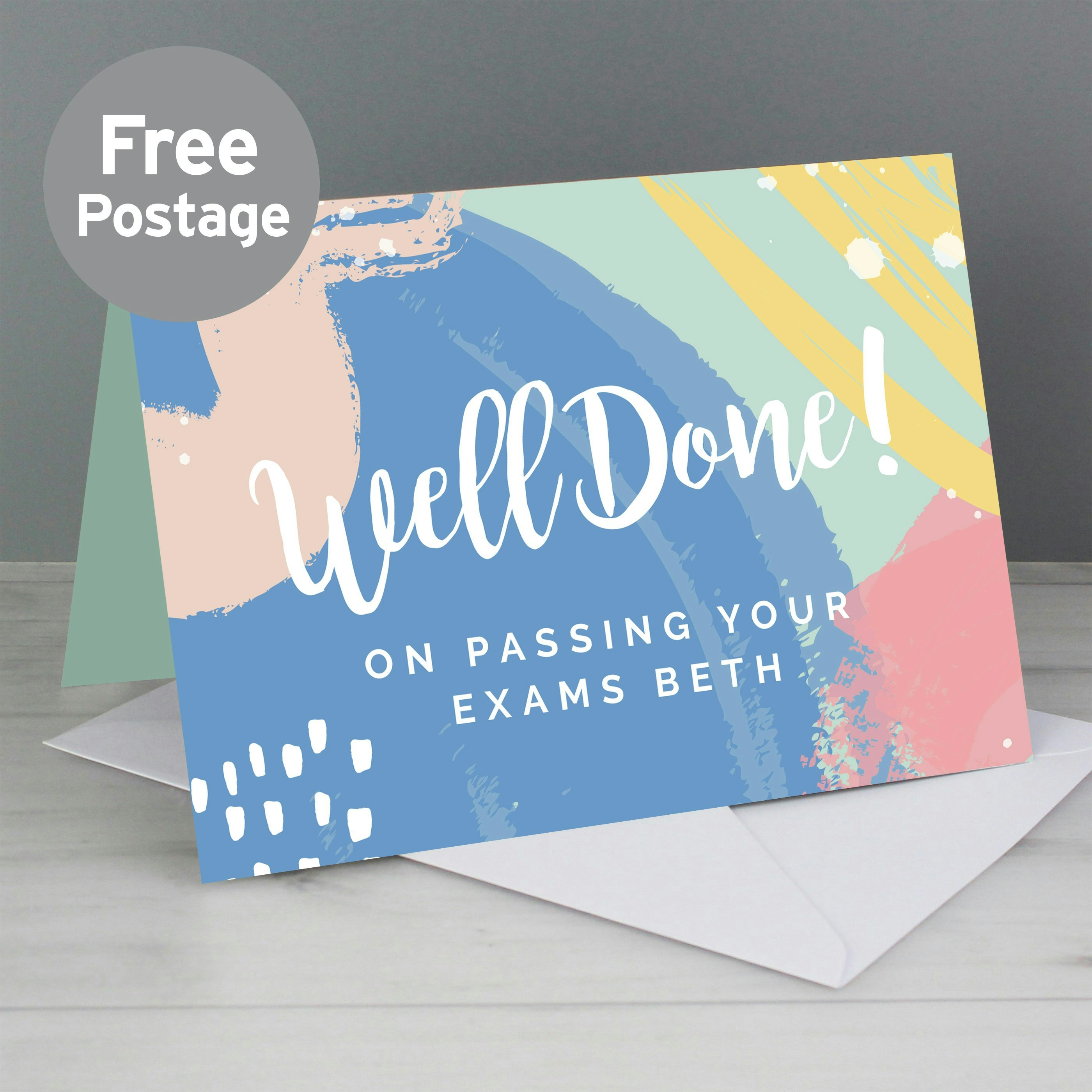Personalised Memento Company Personalised Well Done! Card